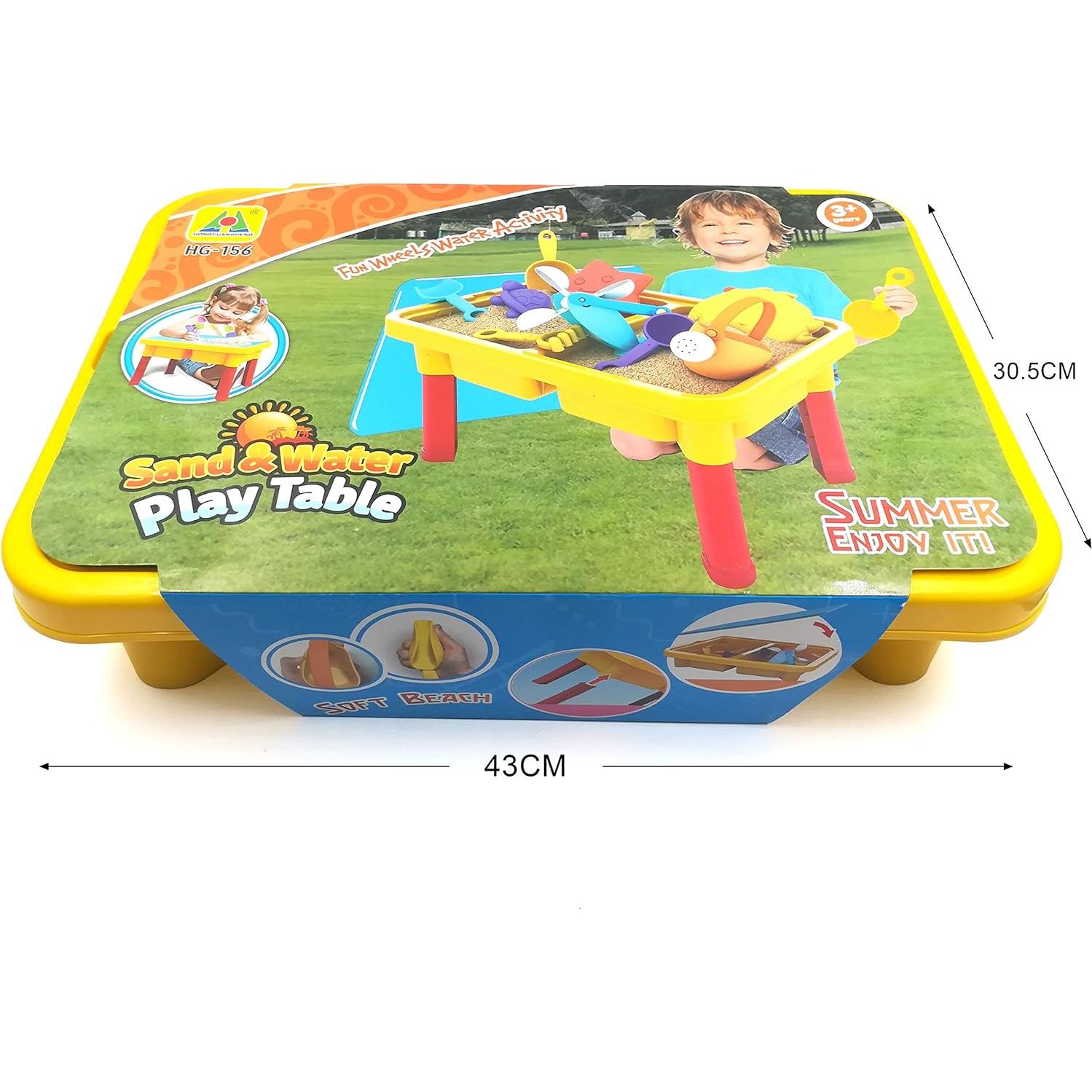 Mesa de Arena y Agua SOWOW 3en1 Portátil para Niños