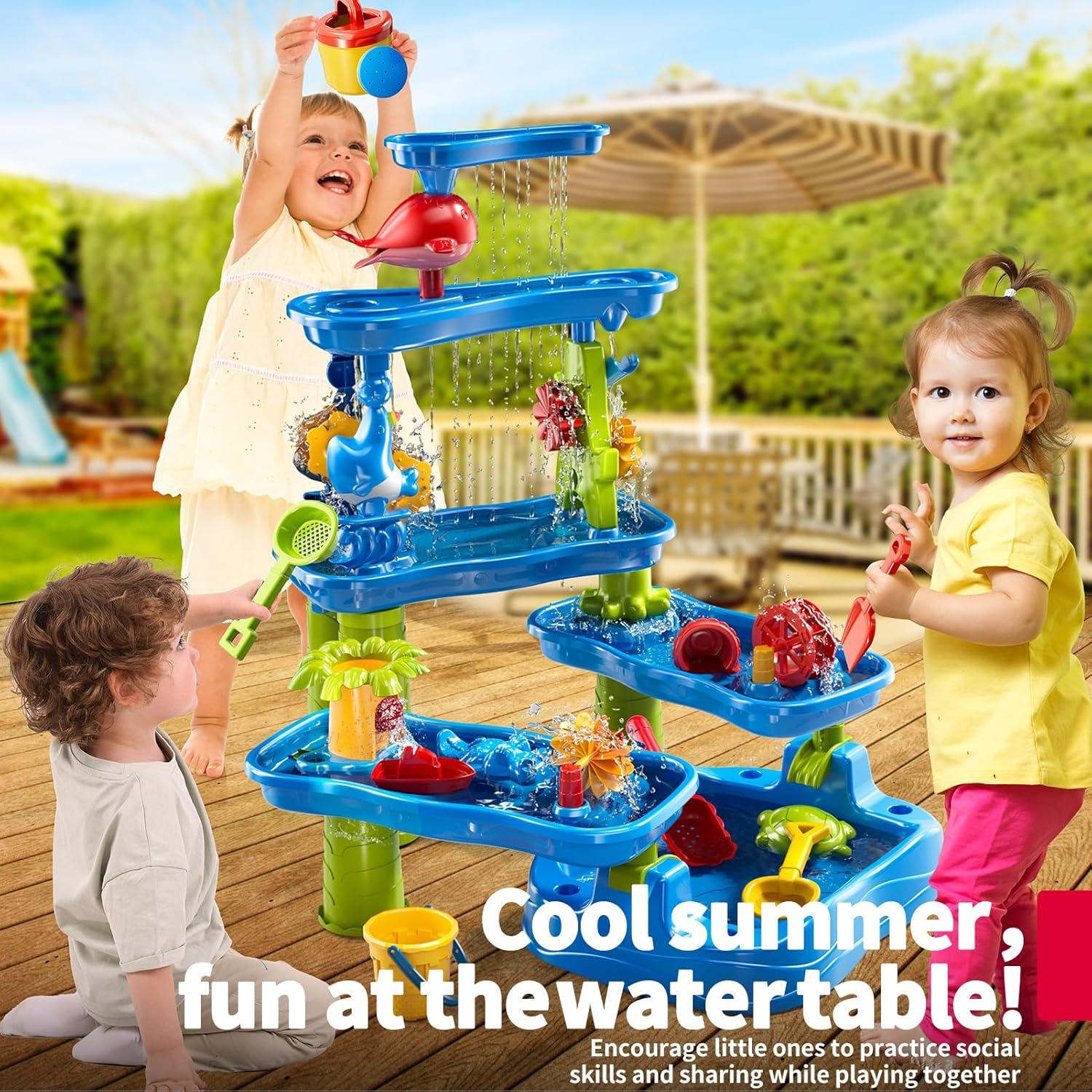 Mesa de Agua 5 Niveles Beby Buty para Niños 3-8 Años