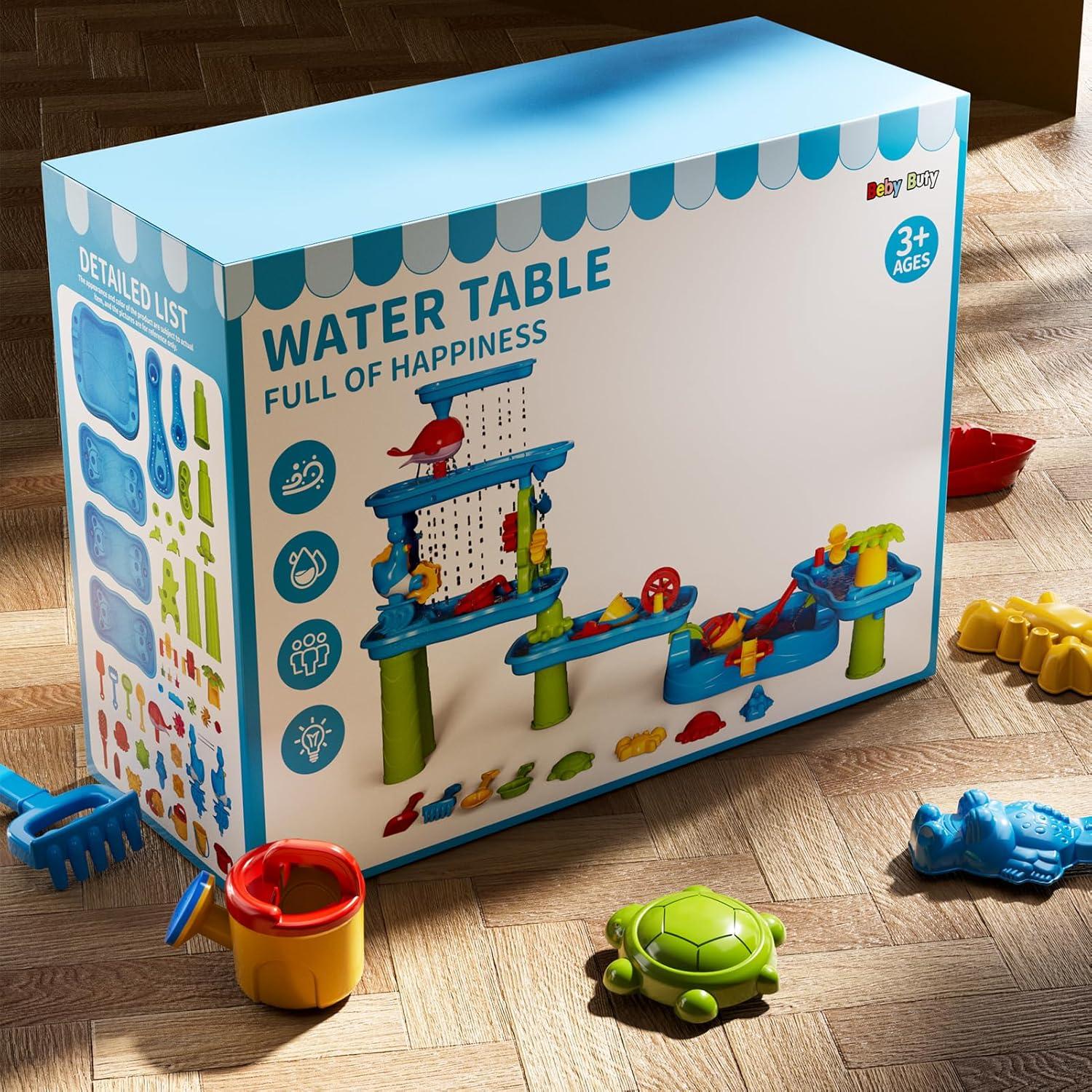 Mesa de Agua 5 Niveles Beby Buty para Niños 3-8 Años