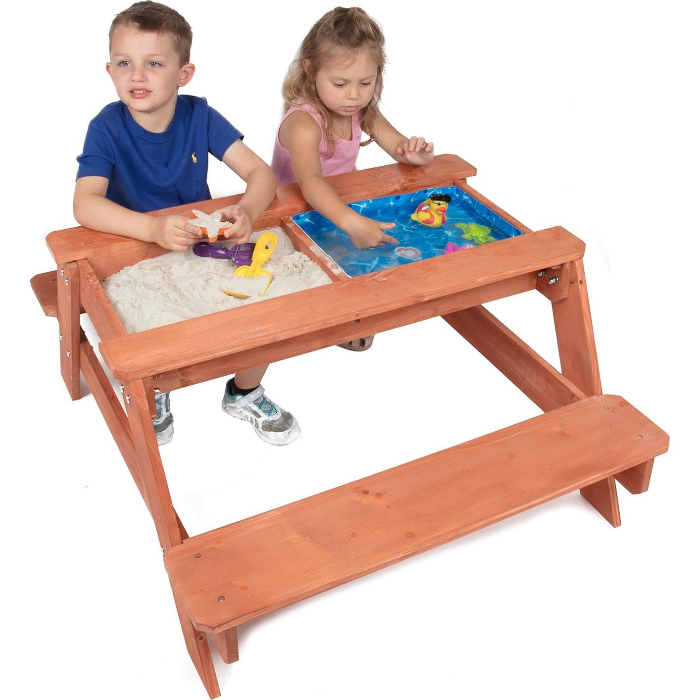 Mesa de Picnic Multifuncional 3 en 1 SVA-SWP-266 109cm Madera