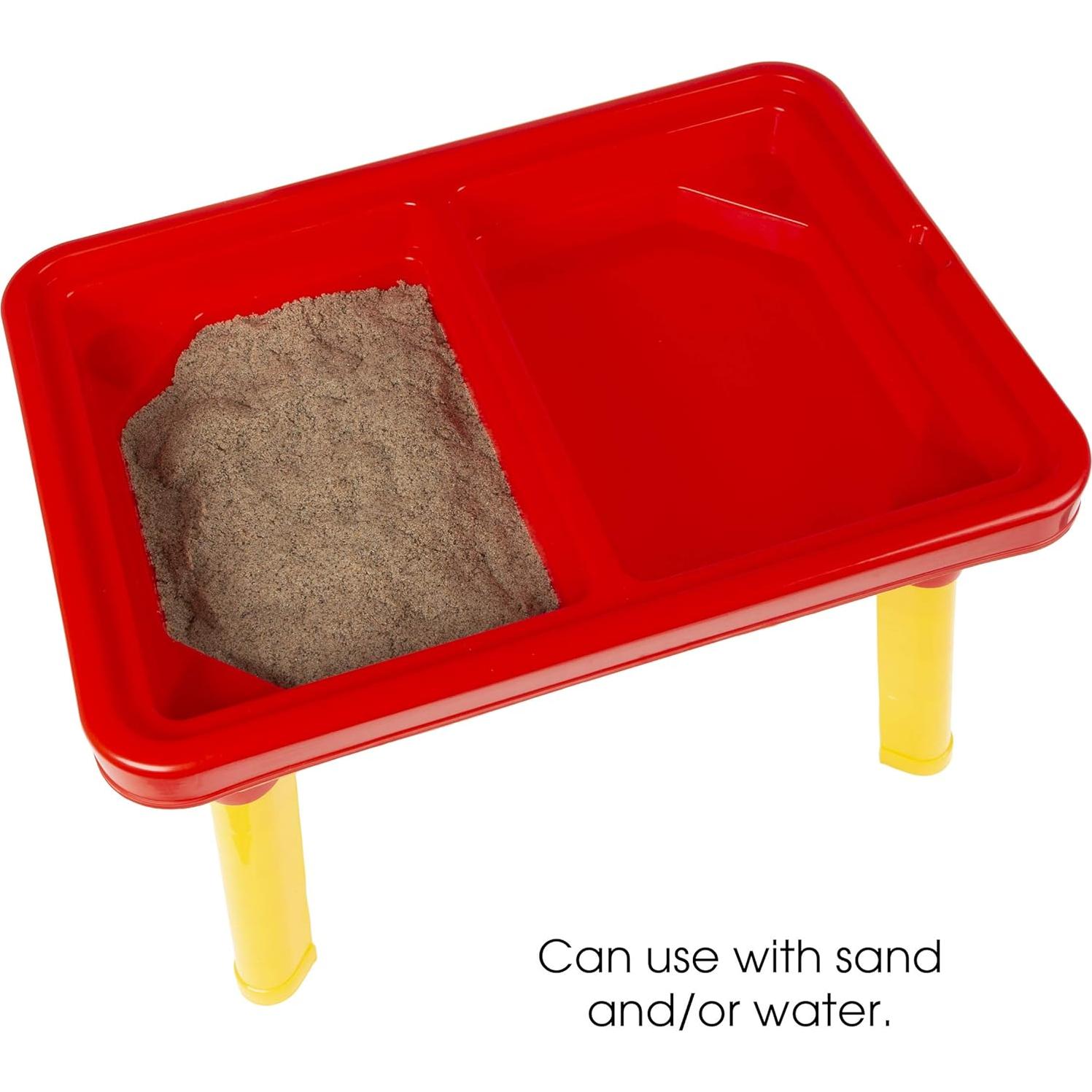 Mesa Sensorial de Agua y Arena Hey! Juega! con Tapa y Juguetes