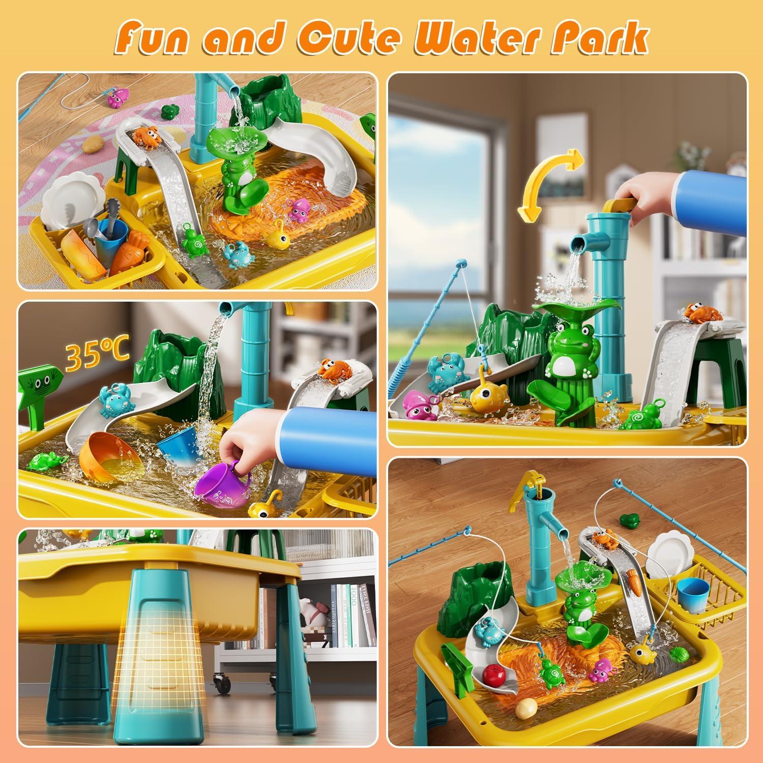 Mesa de Agua para Pesca Ysityum 52x34 cm para Niños 3+