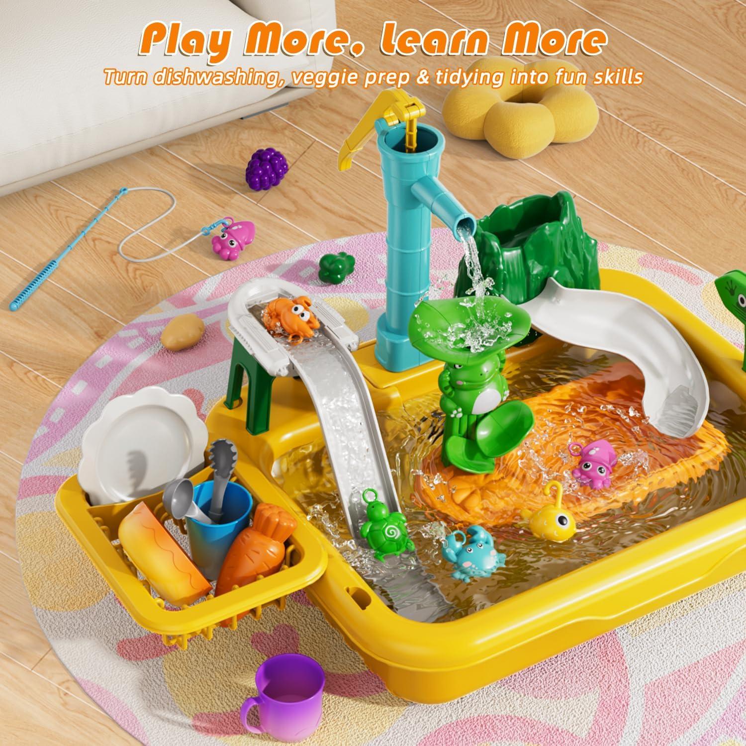 Mesa de Agua para Pesca Ysityum 52x34 cm para Niños 3+