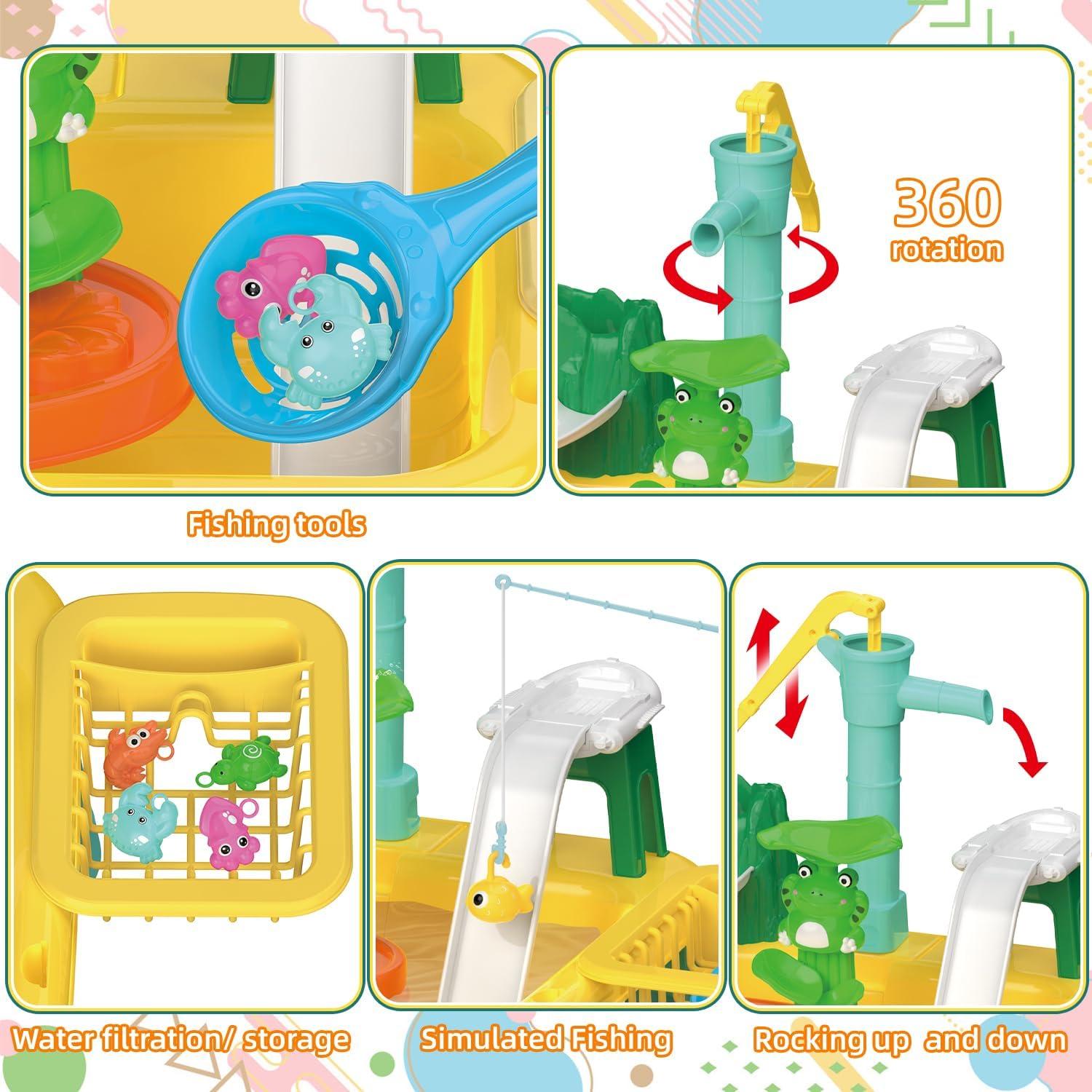 Mesa de Agua para Pesca Ysityum 52x34 cm para Niños 3+