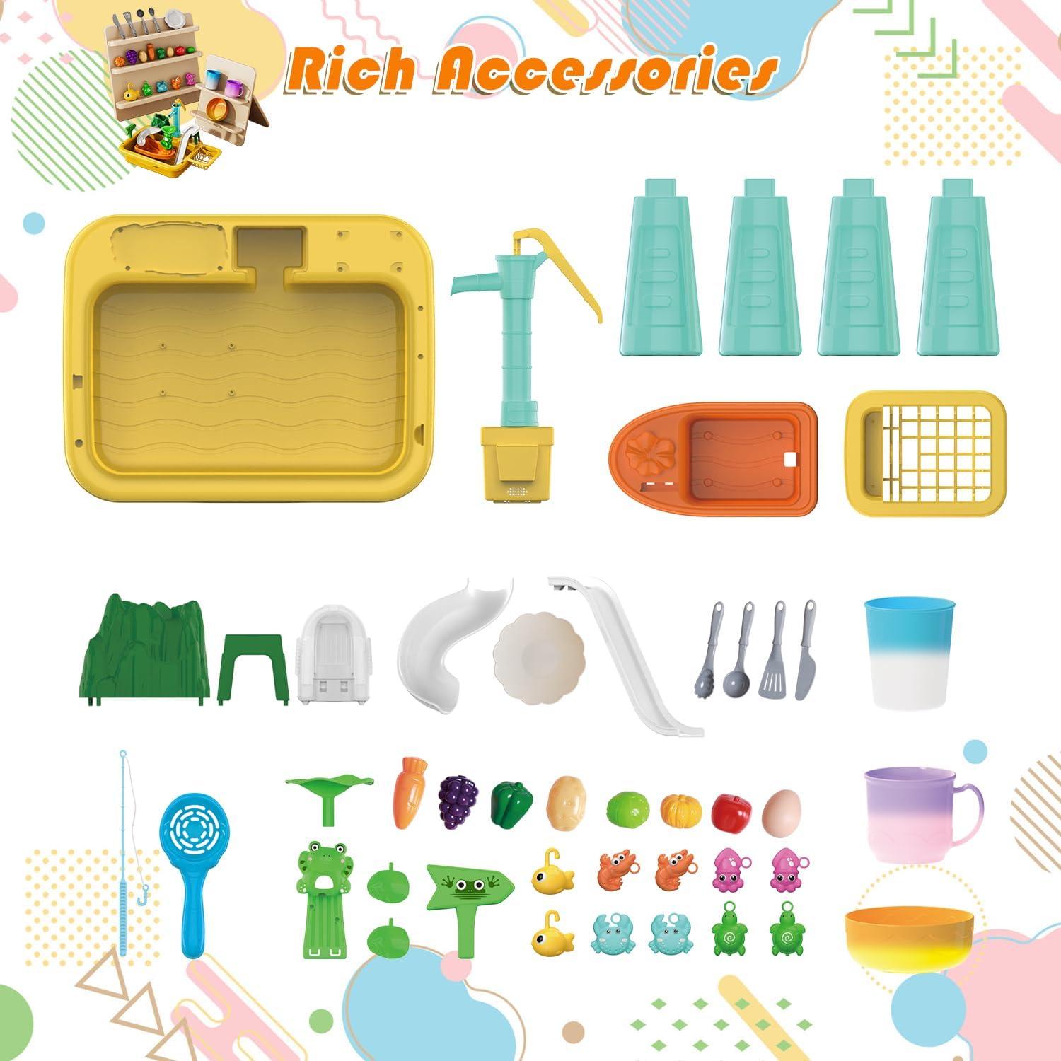 Mesa de Agua para Pesca Ysityum 52x34 cm para Niños 3+