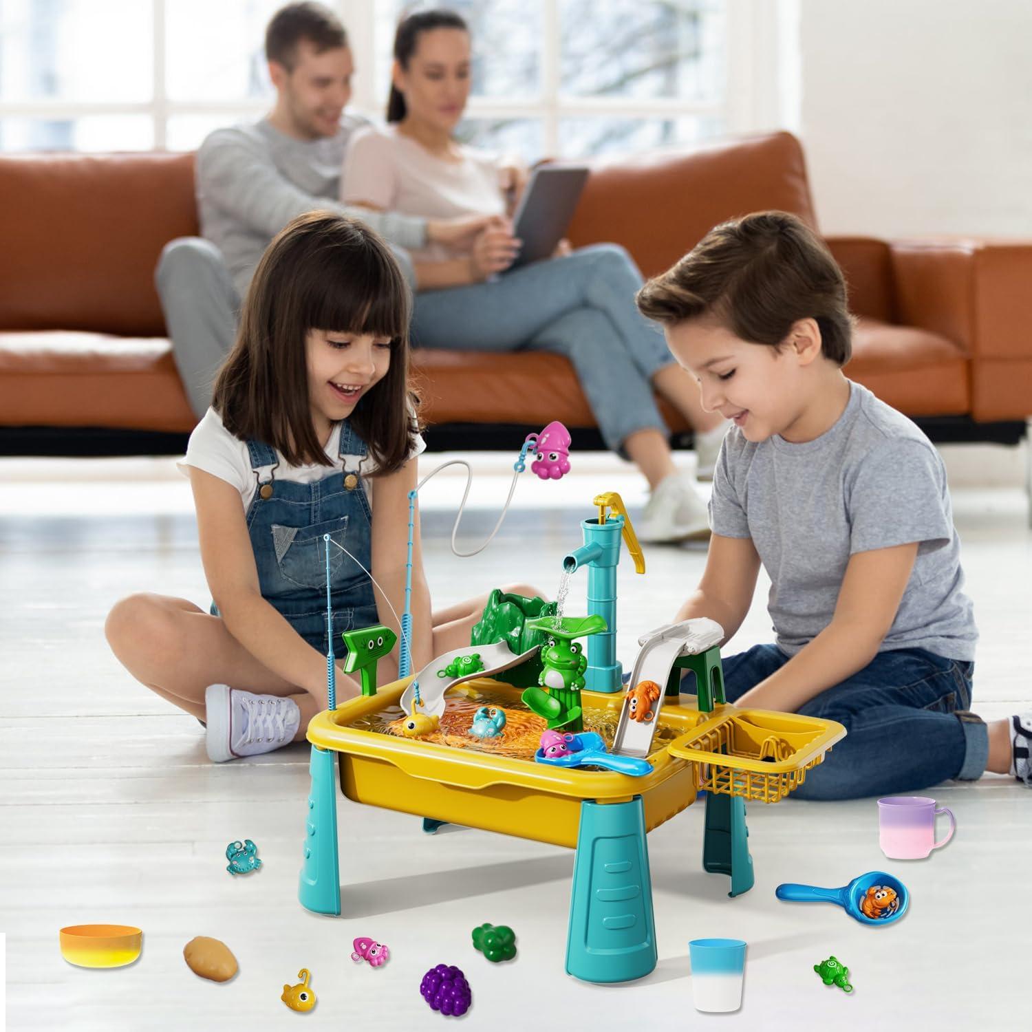 Mesa de Agua para Pesca Ysityum 52x34 cm para Niños 3+