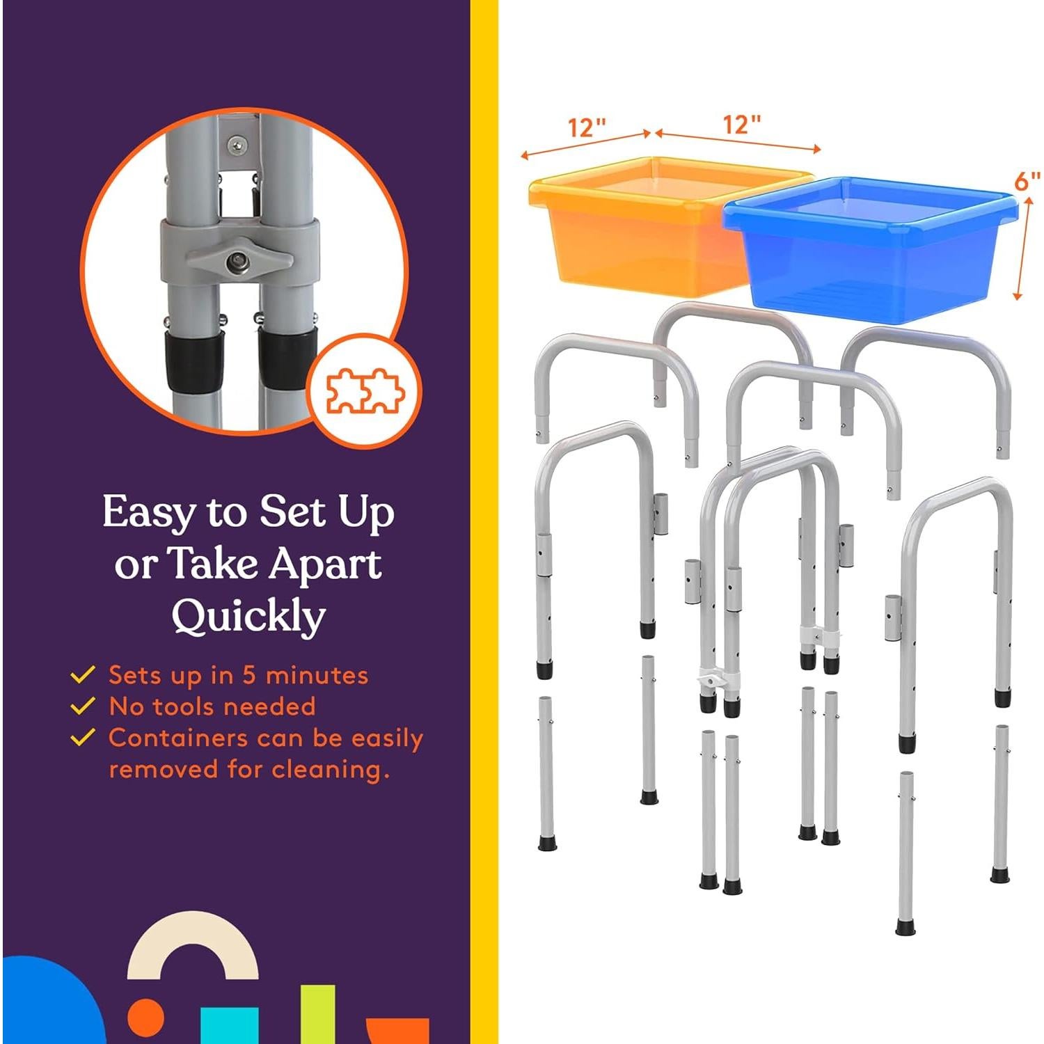 Mesa de Actividades Sensoriales Suministros Especiales 38x38cm