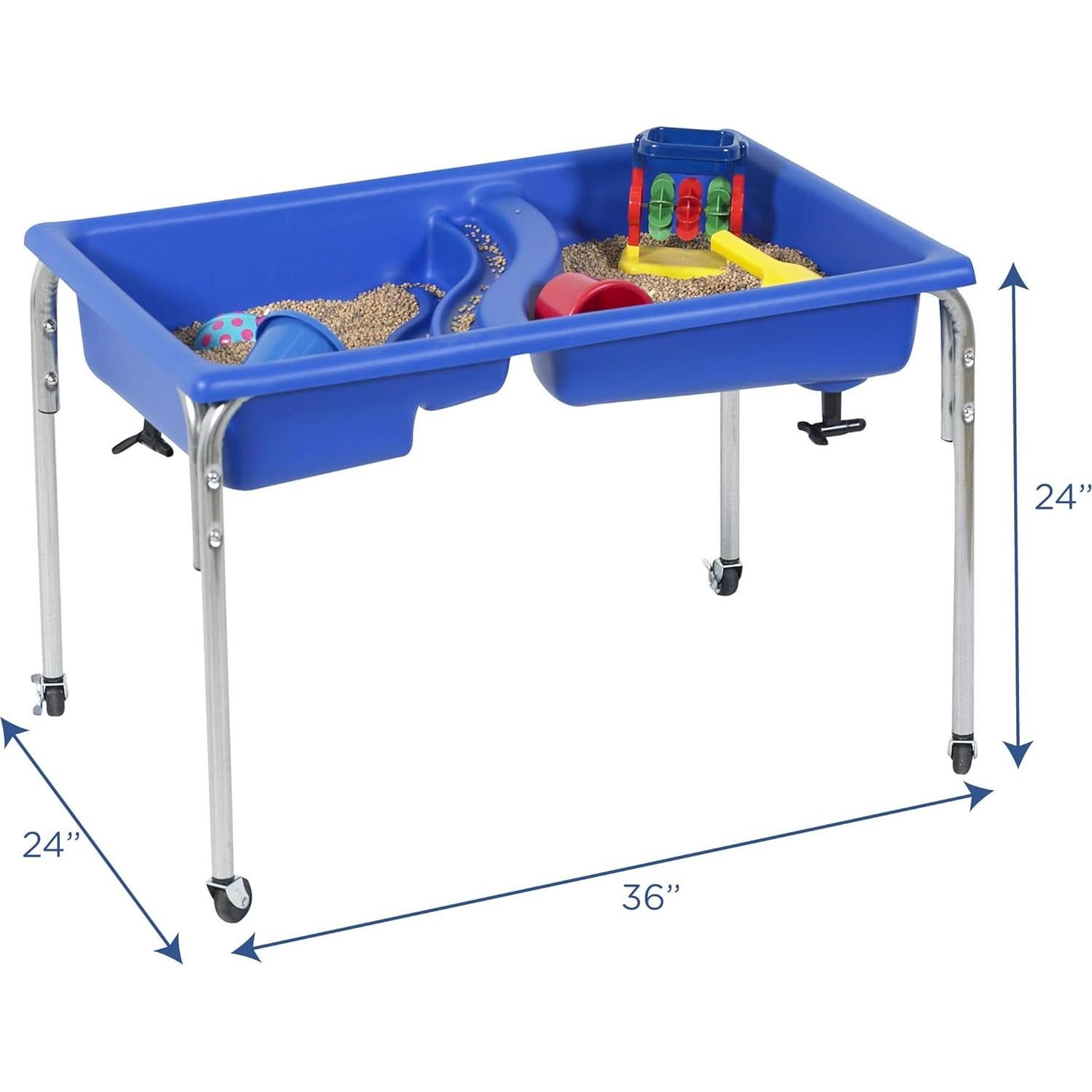 Mesa Sensorial Grande Neptune Children's Factory 61 cm Azul