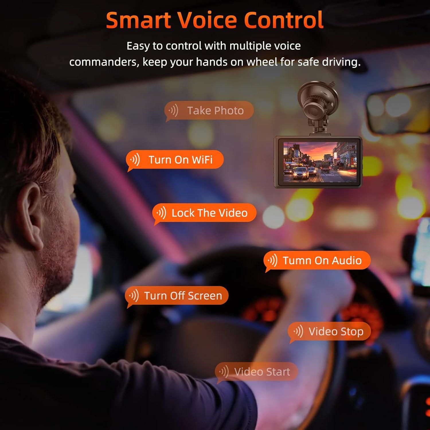 Cámara Dash SPADE 4K Delantera y Trasera WiFi GPS 64GB