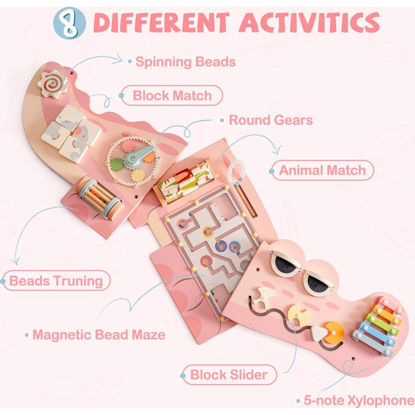 Tablero Ocupado de Madera Robud para Niños - Juguete Montessori