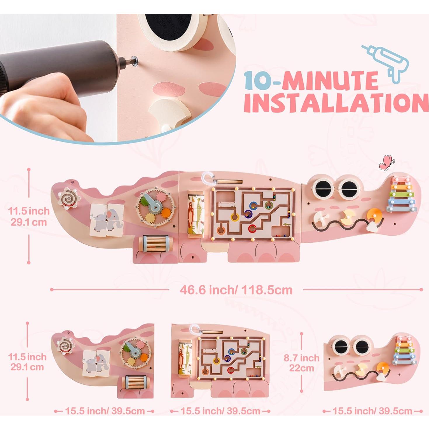 Tablero Ocupado de Madera Robud para Niños - Juguete Montessori