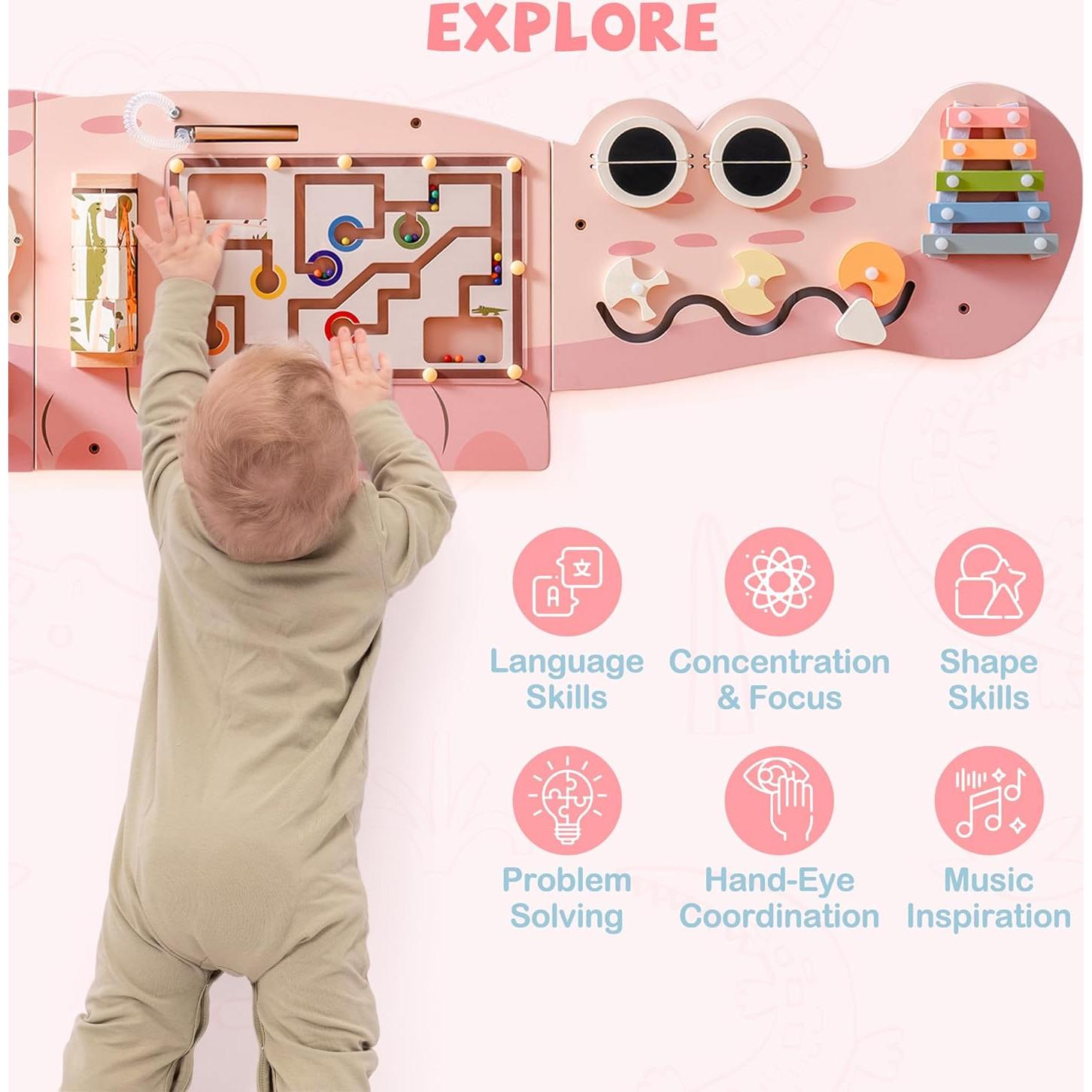 Tablero Ocupado de Madera Robud para Niños - Juguete Montessori