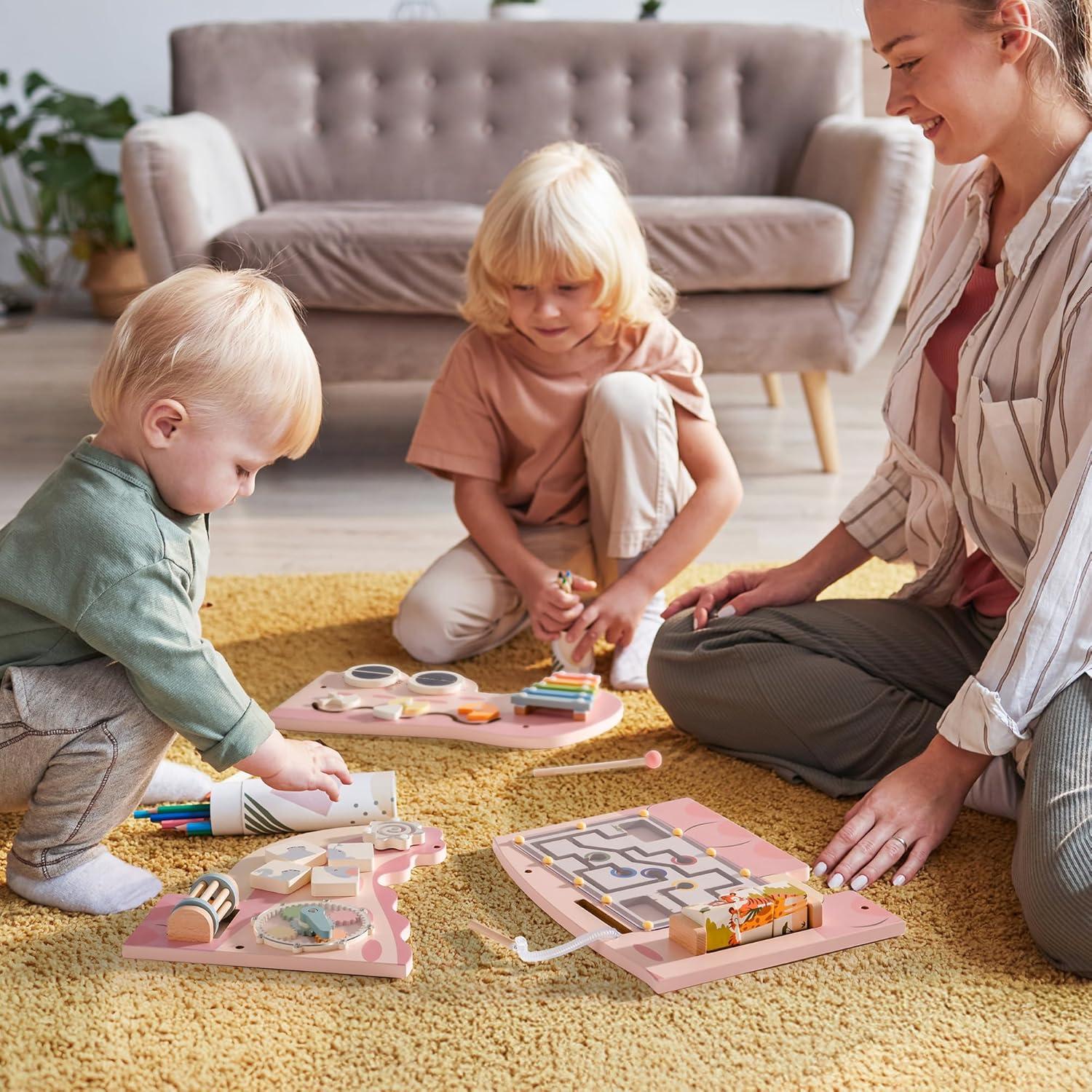 Tablero Ocupado de Madera Robud para Niños - Juguete Montessori