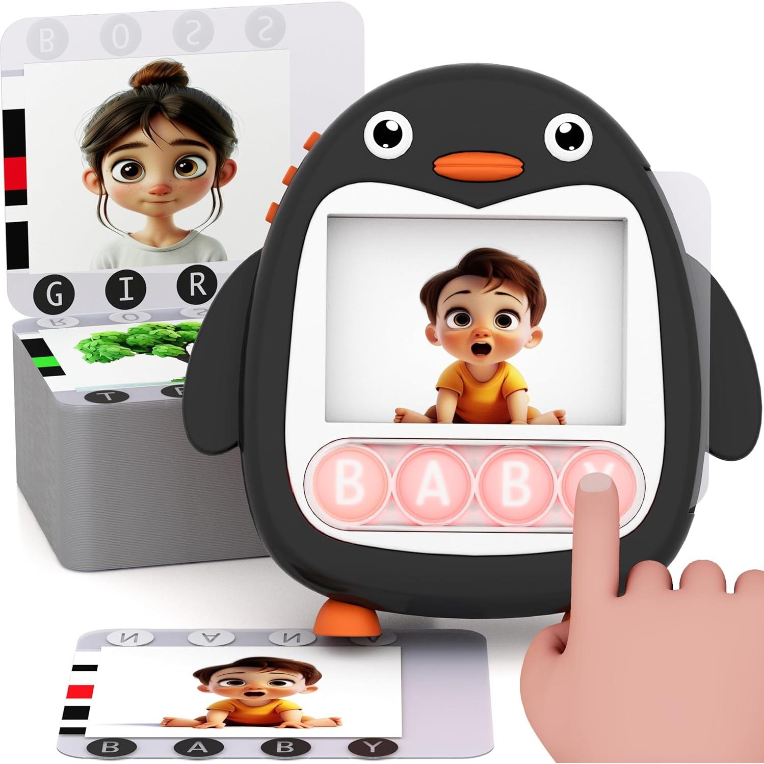 Juego de Tarjetas de Flash Hablantes COOVA para Niños 4-8 Años