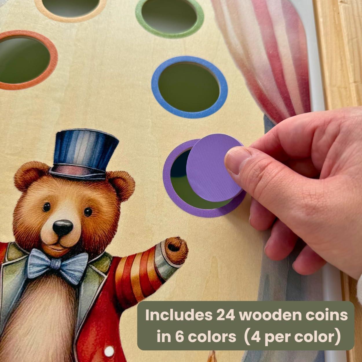 Insertos de Mesa Sensorial Flisat Nordic Cubs - Oso y Conejo