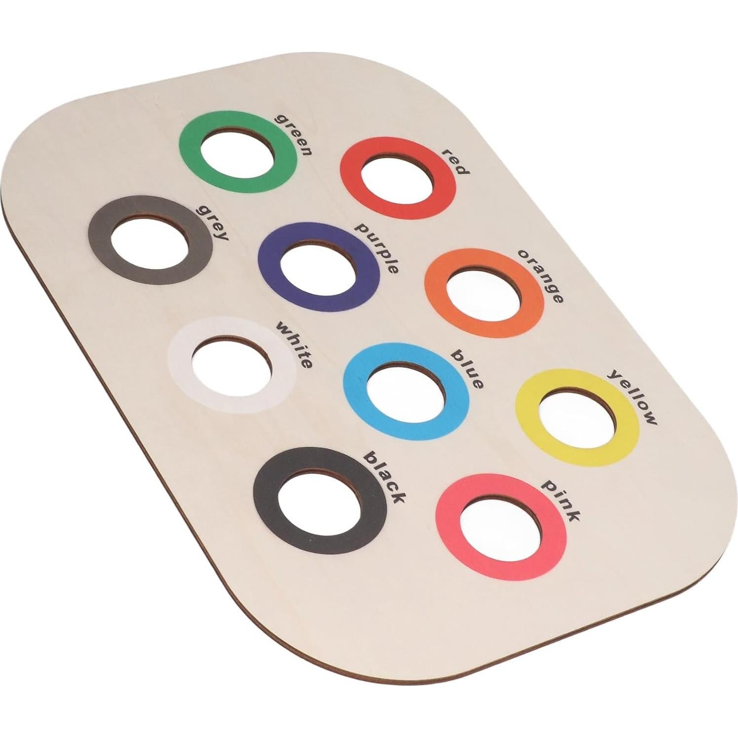 Tablero Clasificador de Colores de Madera Demeras 39x27cm