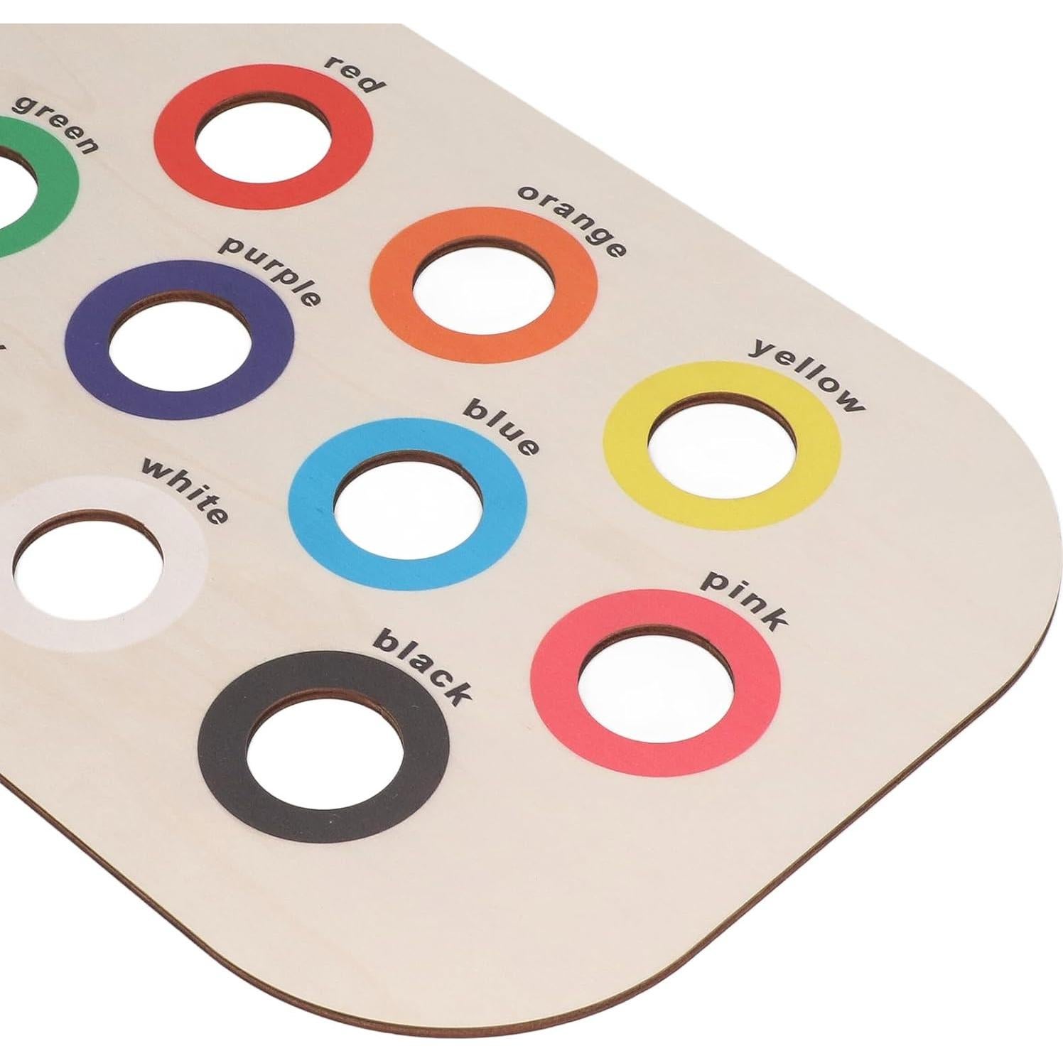 Tablero Clasificador de Colores de Madera Demeras 39x27cm