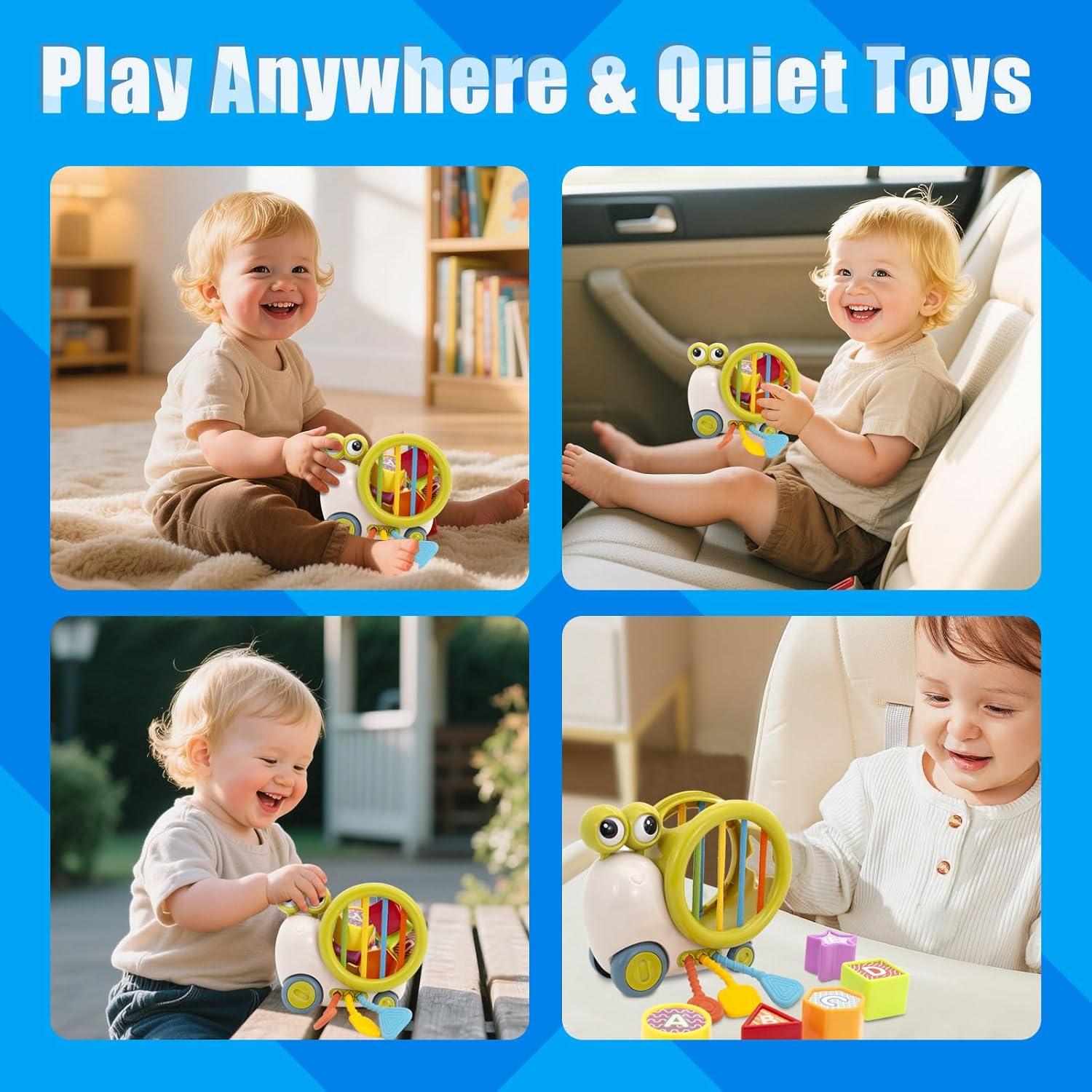 Cubo de Actividad Educativo BYFWH para Bebés 18-48 Meses Verde