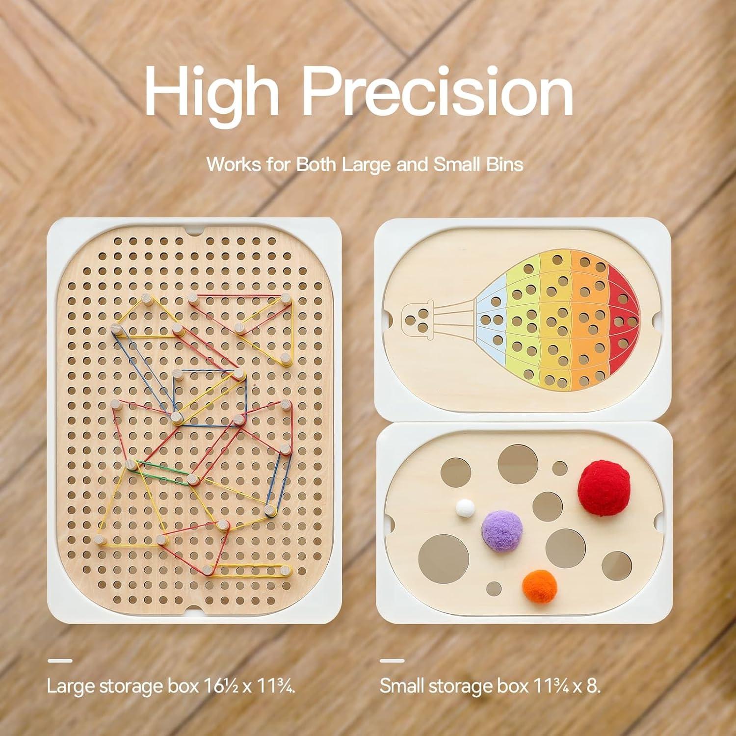 Tableros Sensoriales de Madera IEATFO 3-Pack - Cognitivos y Accesorios