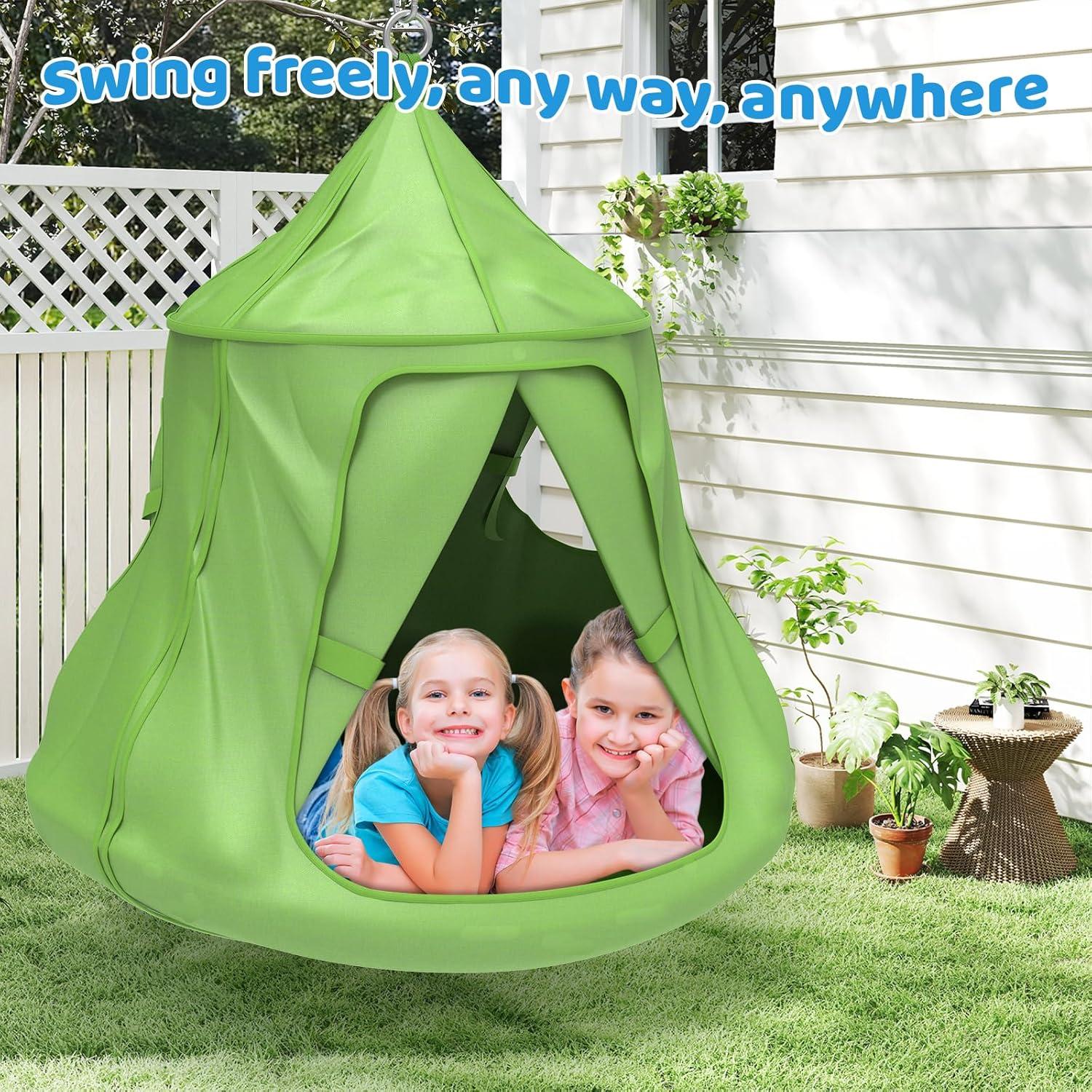 Juego de columpios G TALECO GEAR con soporte y luces LED