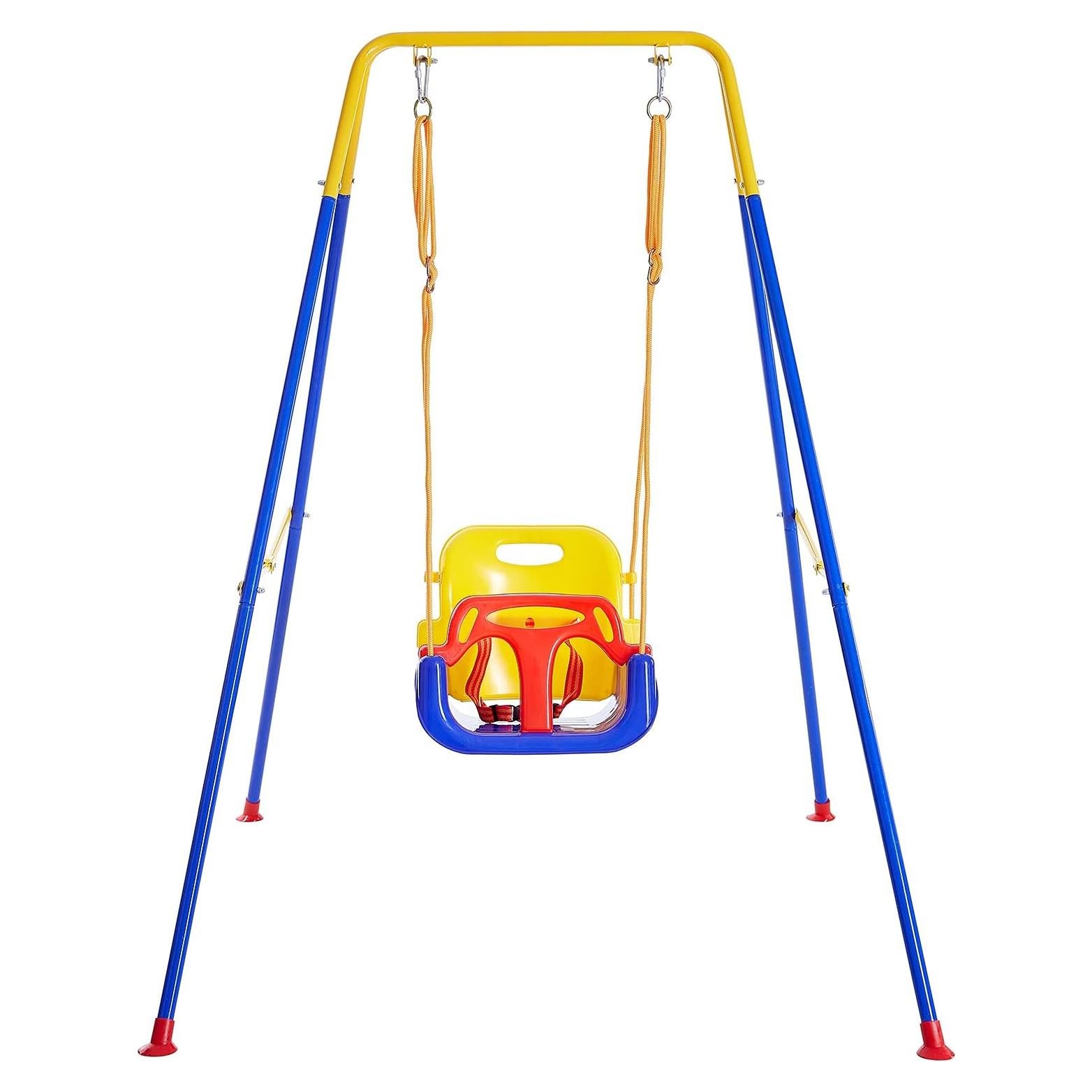 Columpio 3 en 1 FUNLIO para Niños con 4 Sacos de Arena