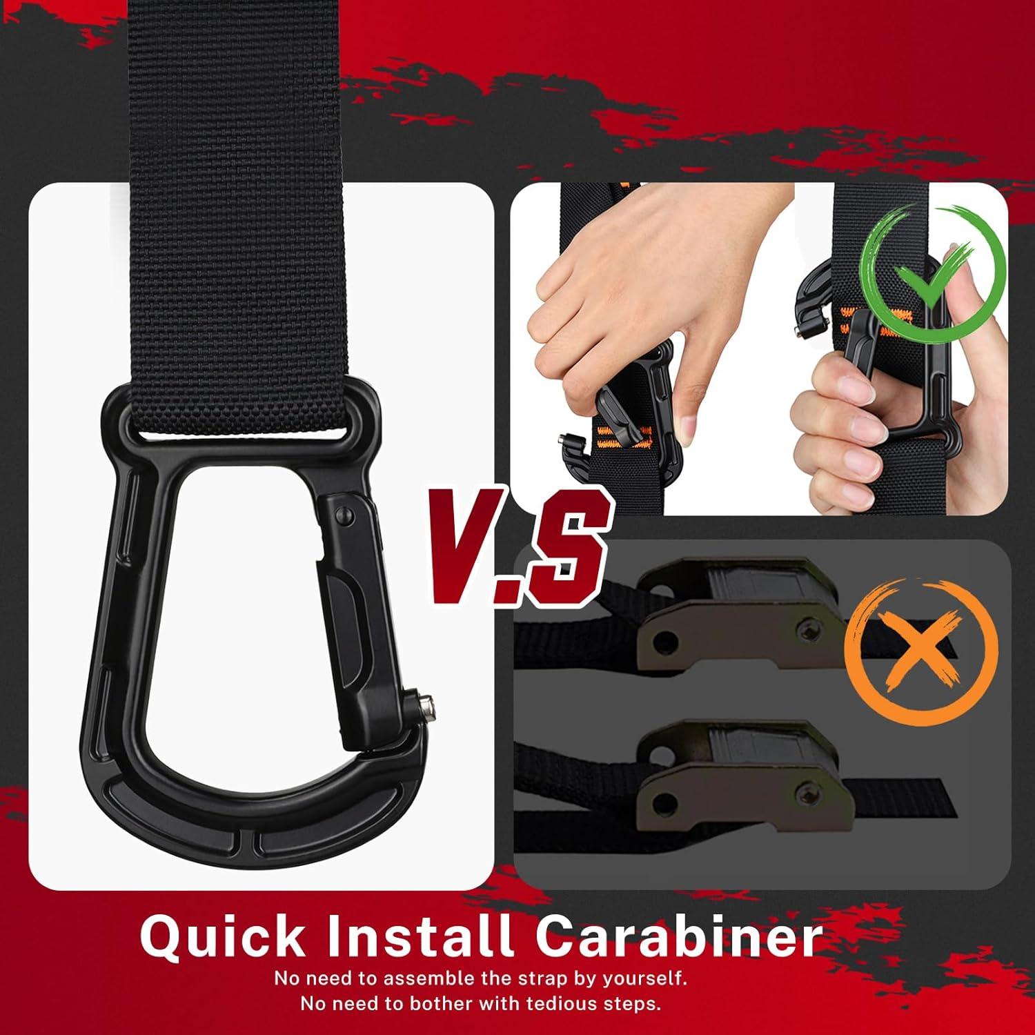 Anillos de Gimnasia de Madera Gonex con Correas Ajustables 2.65m