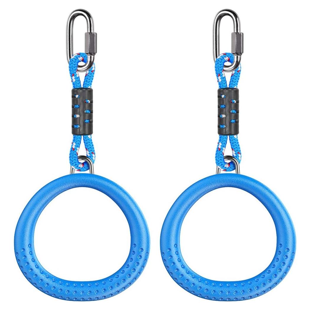 Anillos de Gimnasia Ninja Dolibest 2 Paquete Azul 45.72 cm