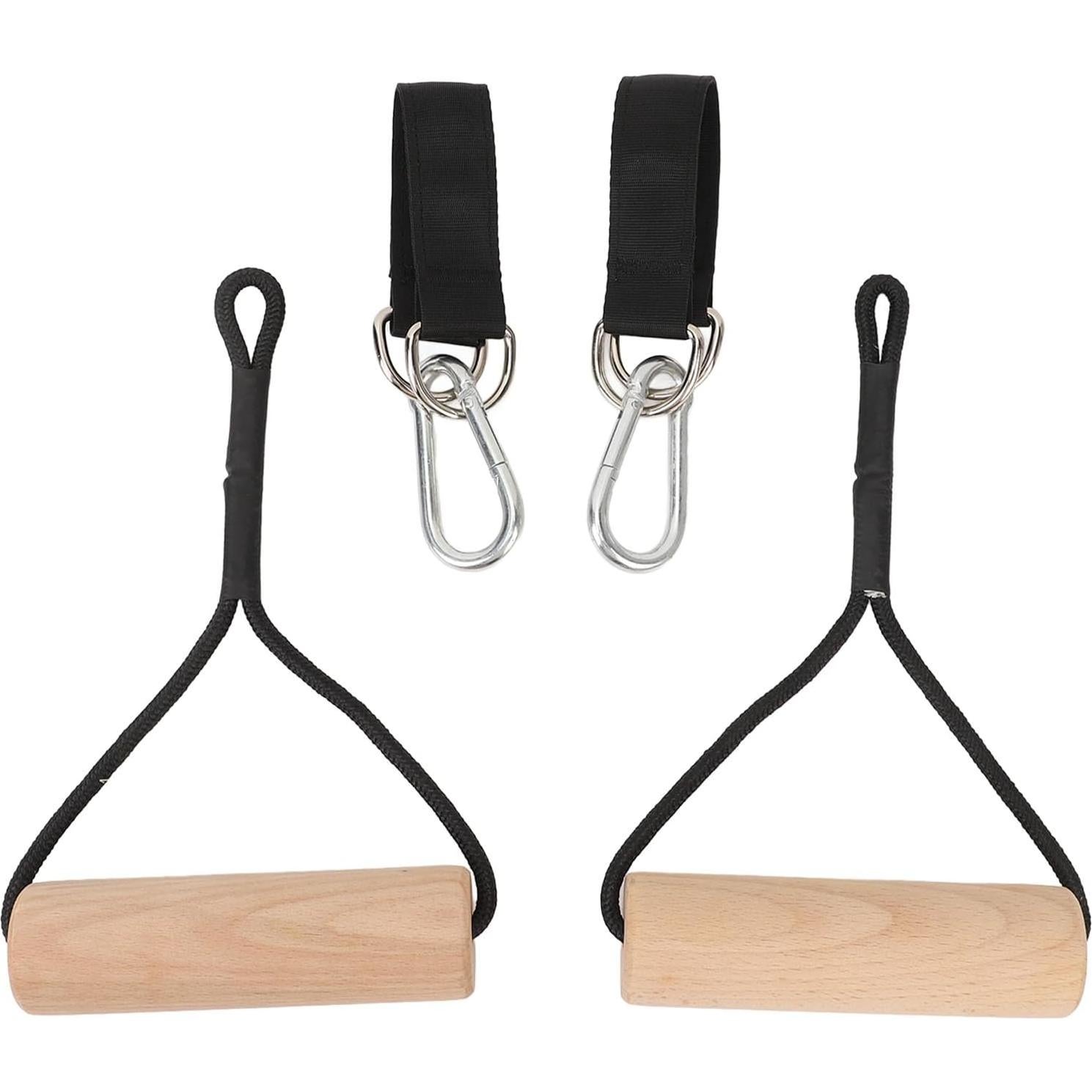 Anillas de Gimnasia de Madera ZIZEV 200kg Entrenador Multifuncional