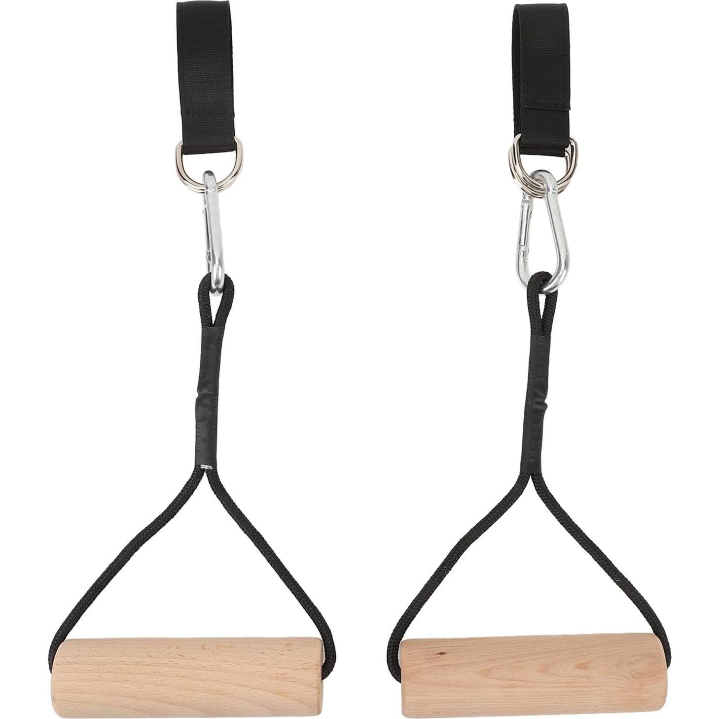 Anillas de Gimnasia de Madera ZIZEV 200kg Entrenador Multifuncional