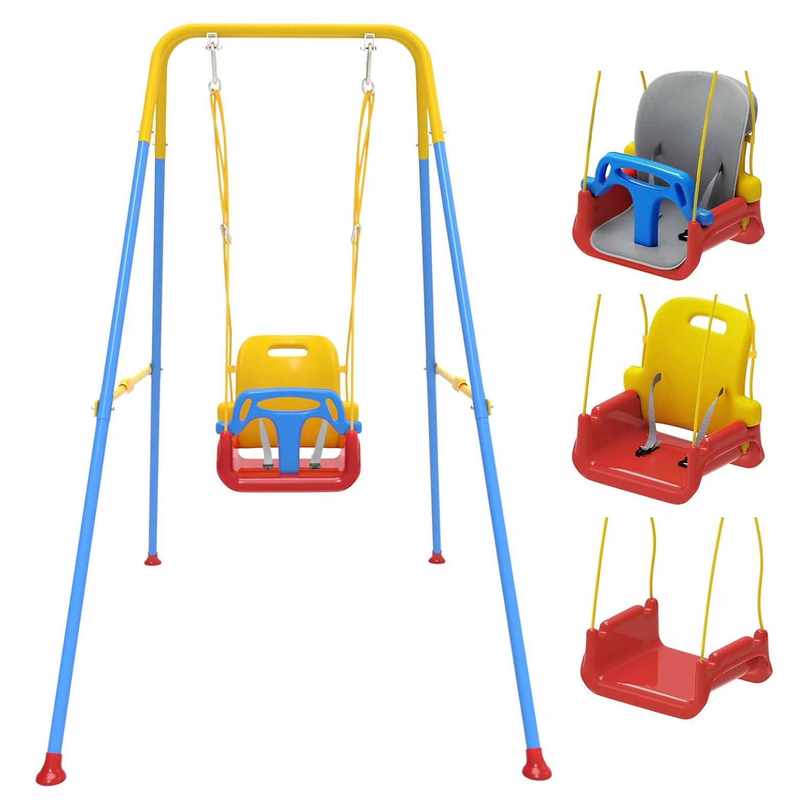 Columpio Plegable para Niños JWPEHOE Azul 6.79 kg
