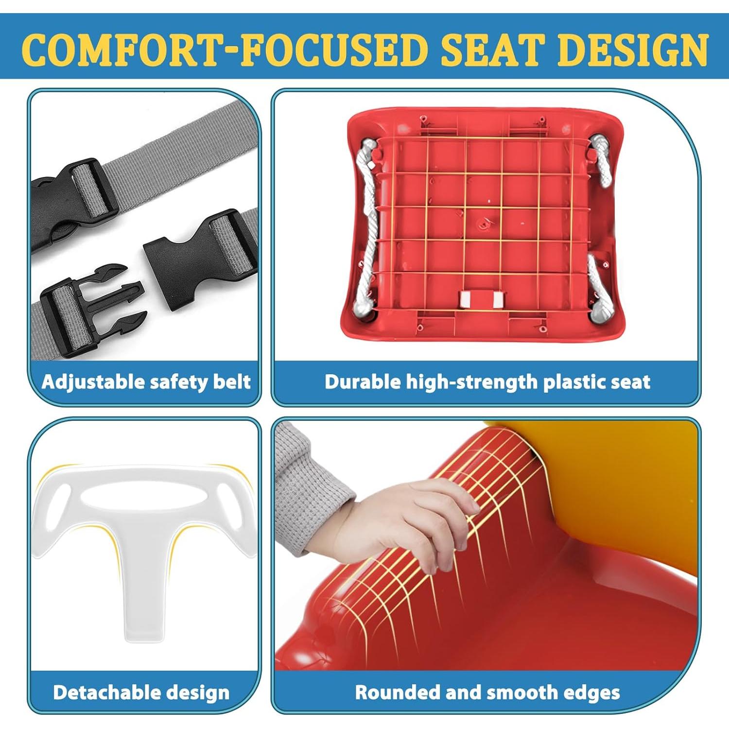 Columpio Plegable para Niños JWPEHOE Azul 6.79 kg