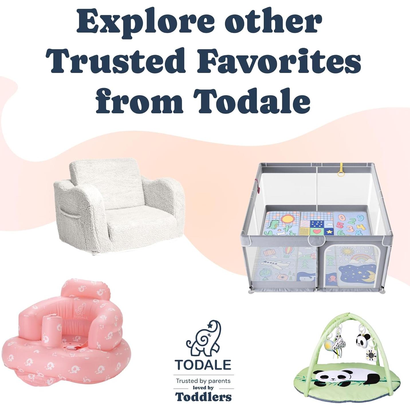 Hamaca Sensorial Todale - Silla Colgante Crema para Niños