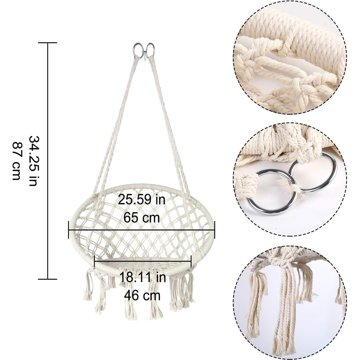 Silla Colgante de Hamaca Mertonzo para Niños 2-5 Años - 104kg