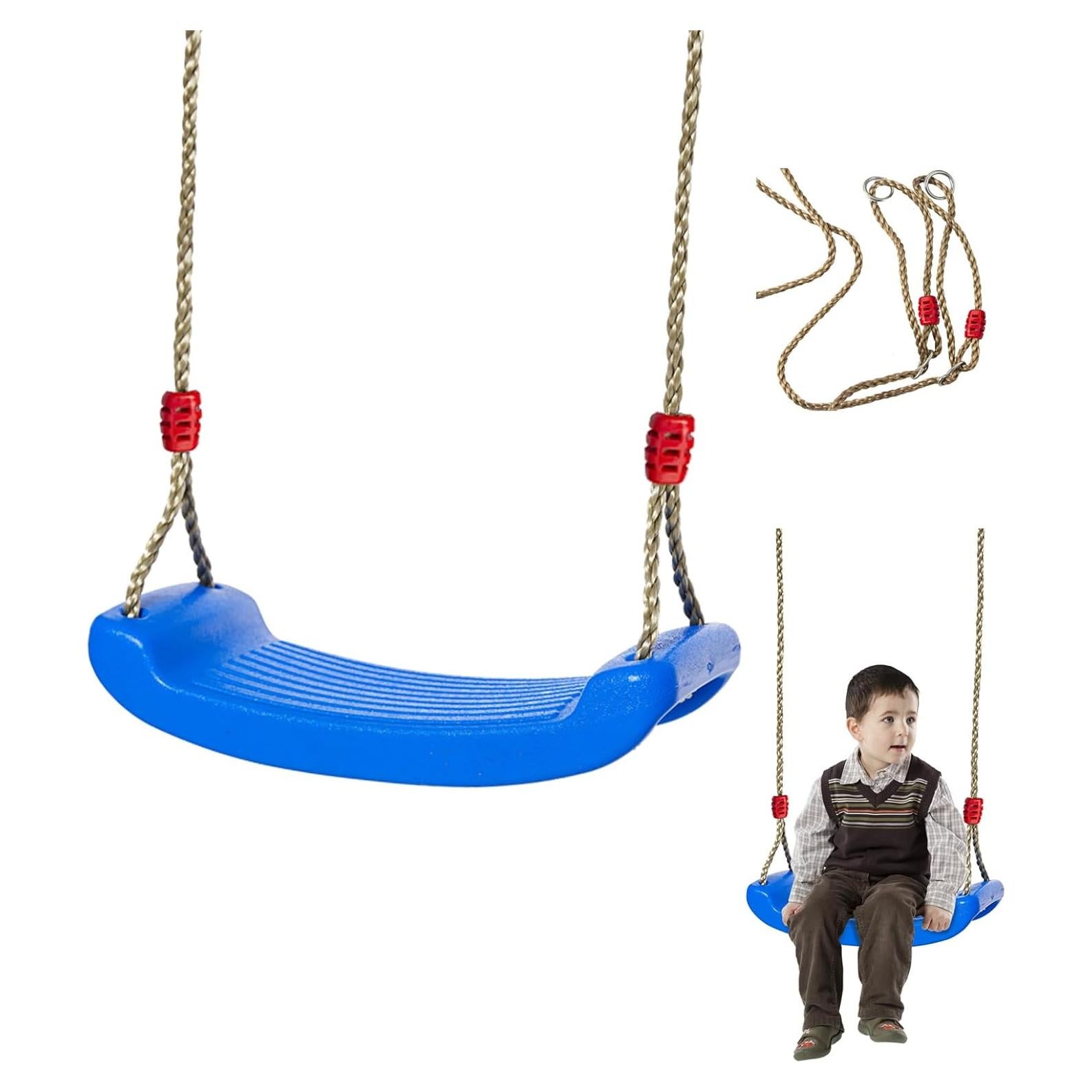 Asiento de Columpio IFOYO Azul para Niños Interiores y Exteriores