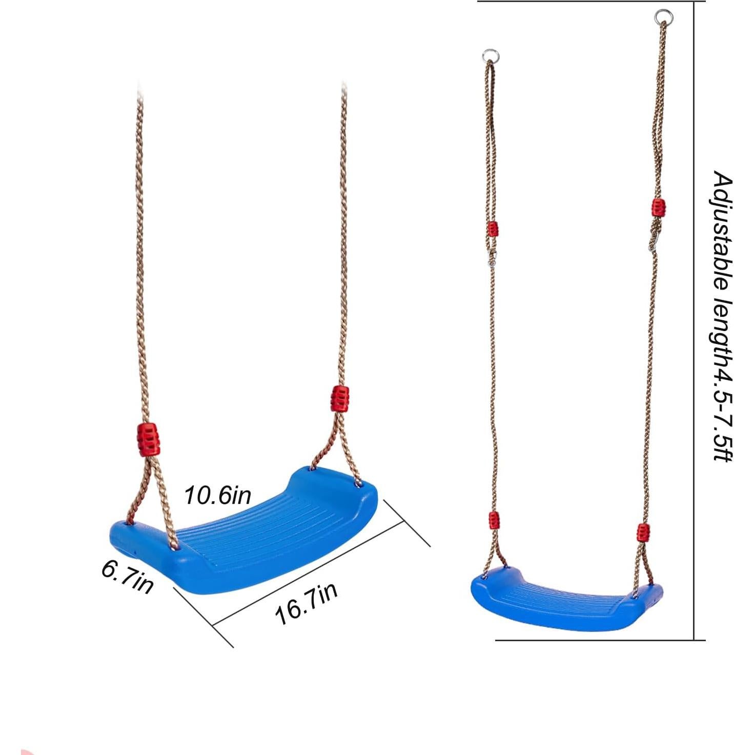 Asiento de Columpio IFOYO Azul para Niños Interiores y Exteriores