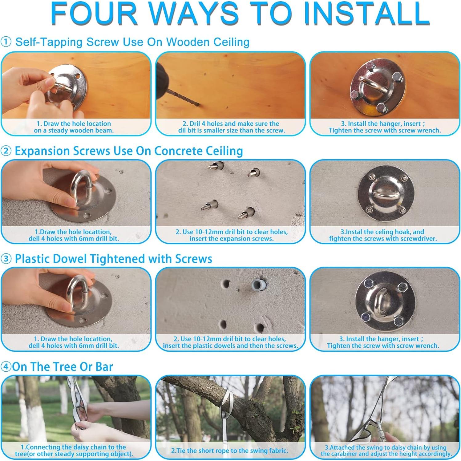 Columpio Sensorial PADIMAT para Niños 279.4x154.9cm Rosa