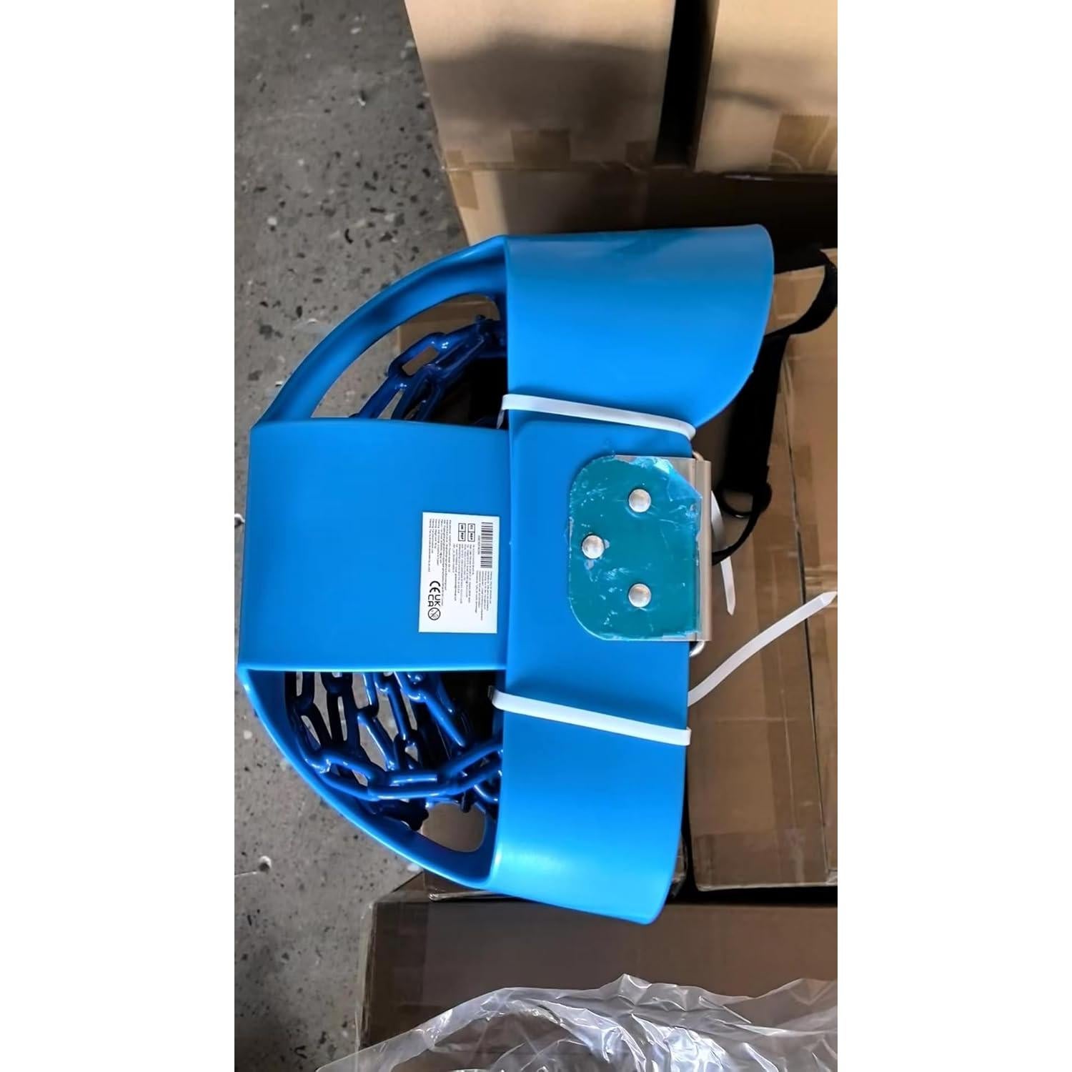 Columpio para Bebés KINSPORY Azul con Cadenas de Hierro 150 cm