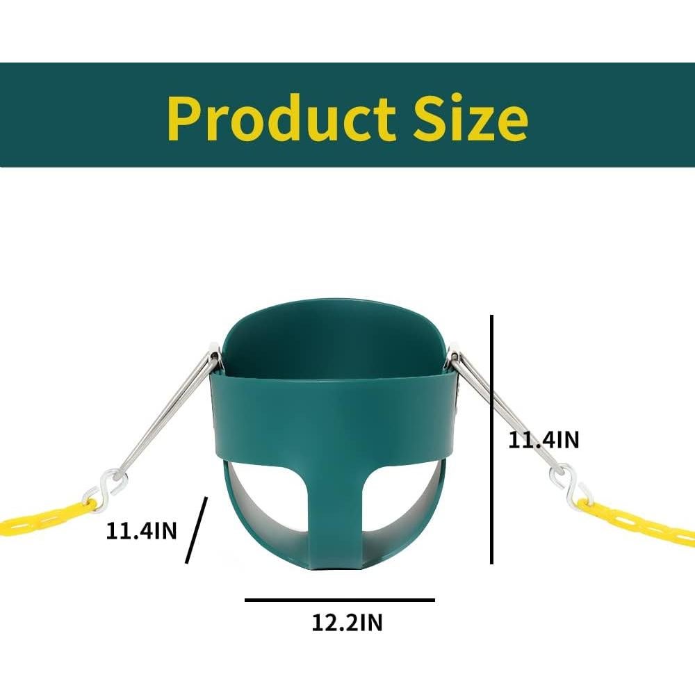 Columpio para Niños Pequeños Take Me Away con Respaldo Alto