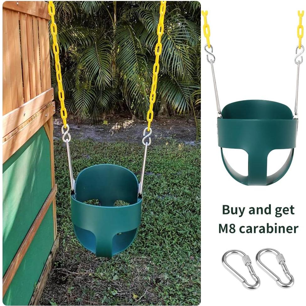 Columpio para Niños Pequeños Take Me Away con Respaldo Alto