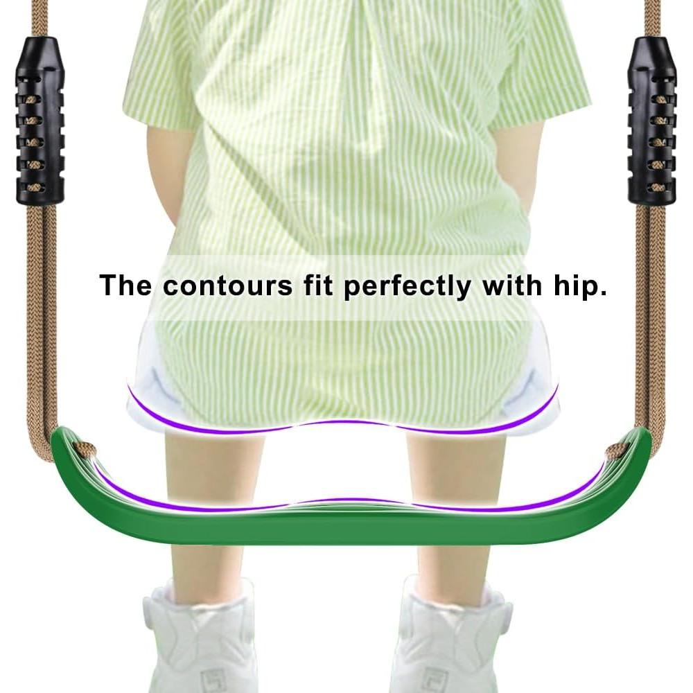 Asiento de Columpio Antideslizante BeneLabel Verde 100KG