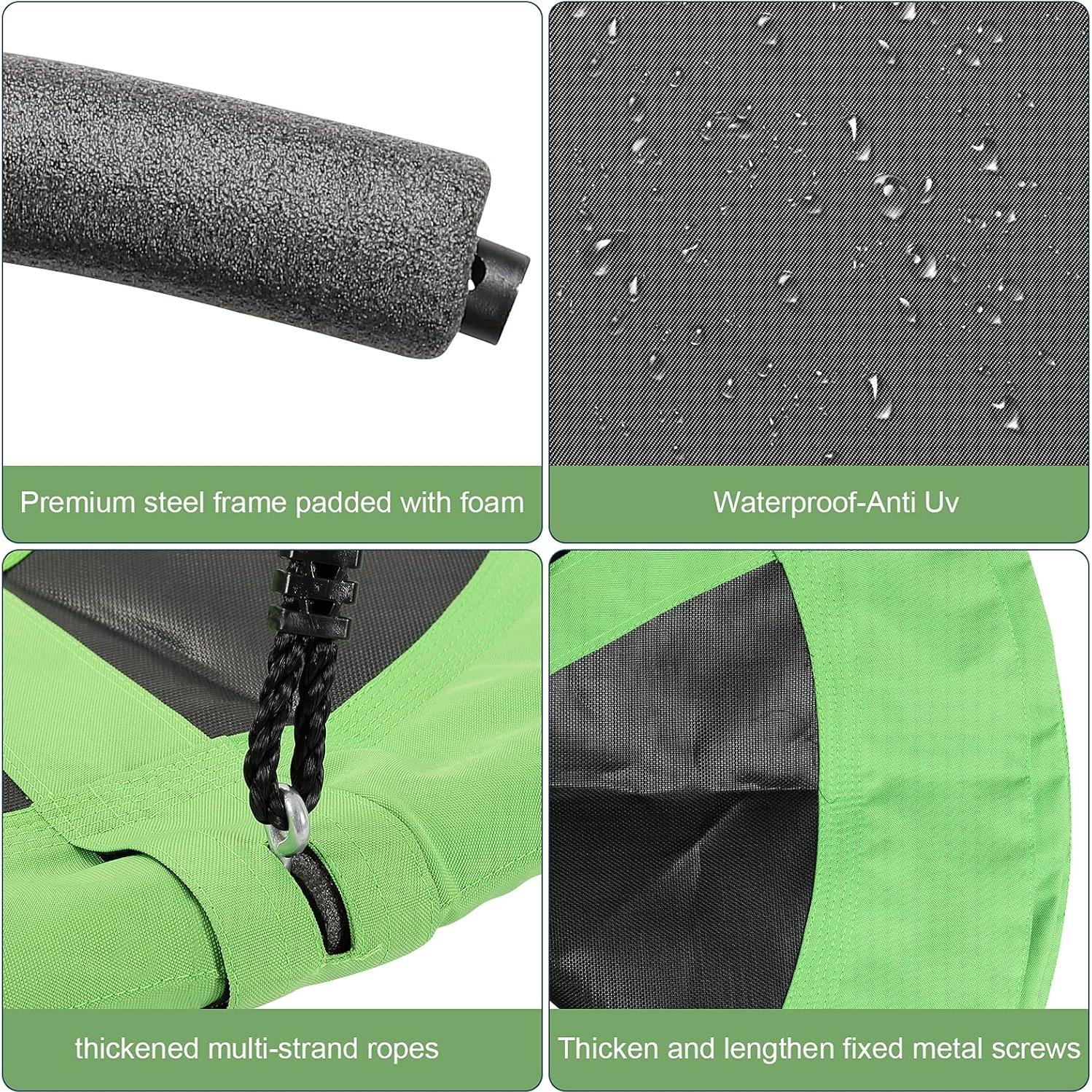 Columpio de Árbol para Niños Ihomepark 101.6 cm Verde