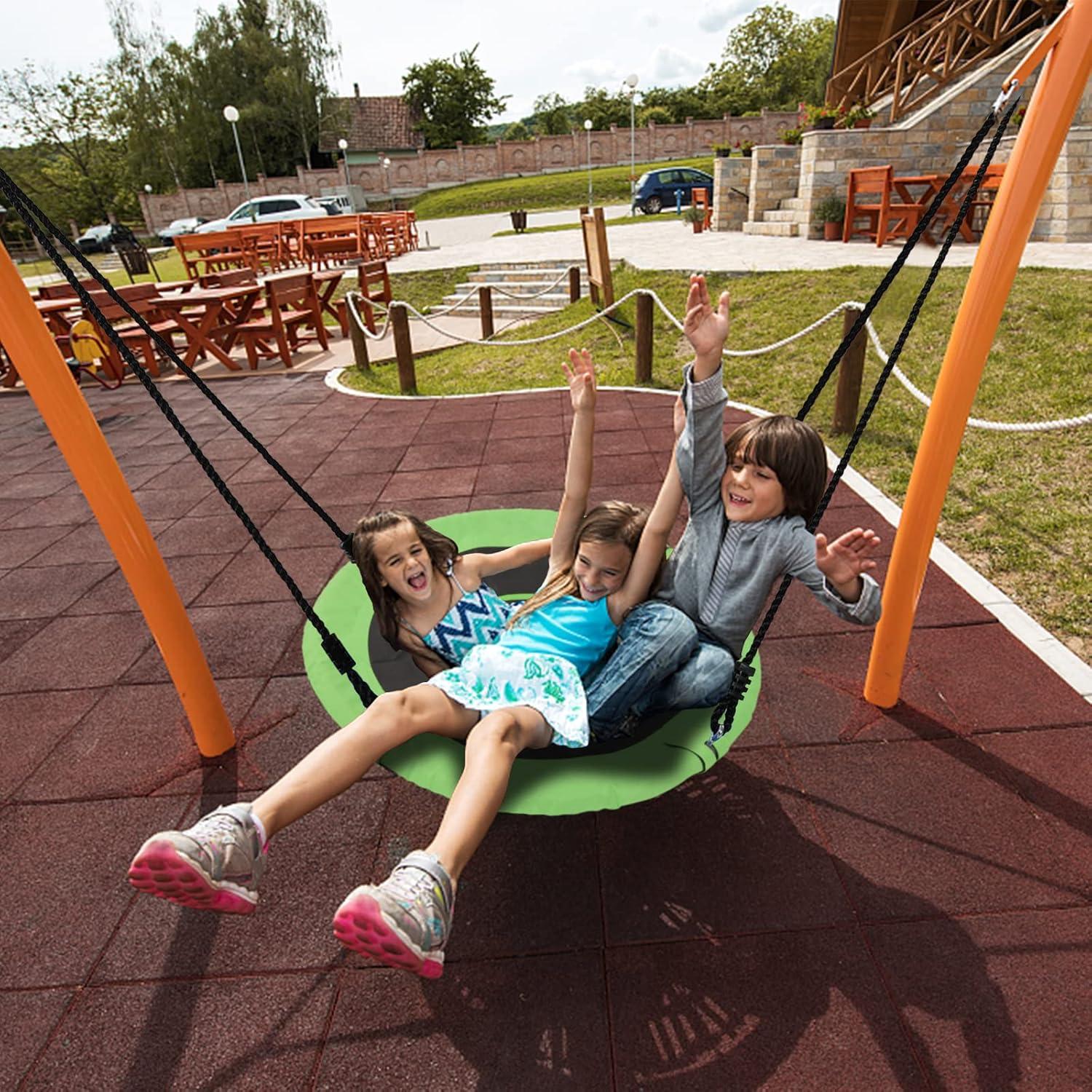 Columpio de Árbol para Niños Ihomepark 101.6 cm Verde