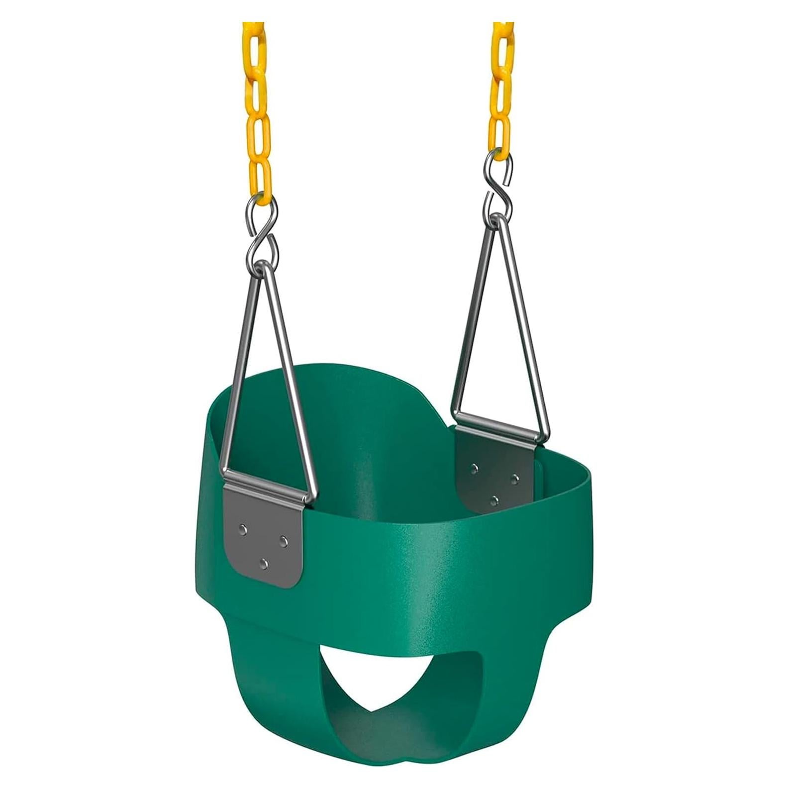 Columpio de Cubo Verde Jungle Gym Kingdom para Bebés - Alta Seguridad