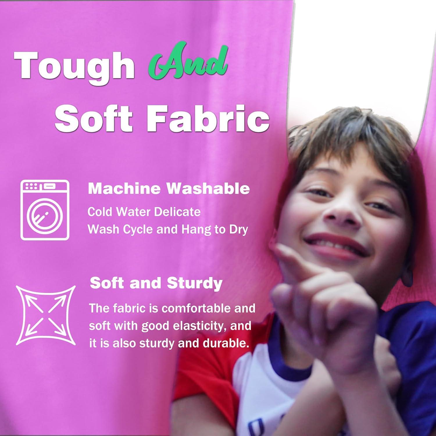 Columpio Sensorial Lizznoe Púrpura 2.79x1.55m para Niños