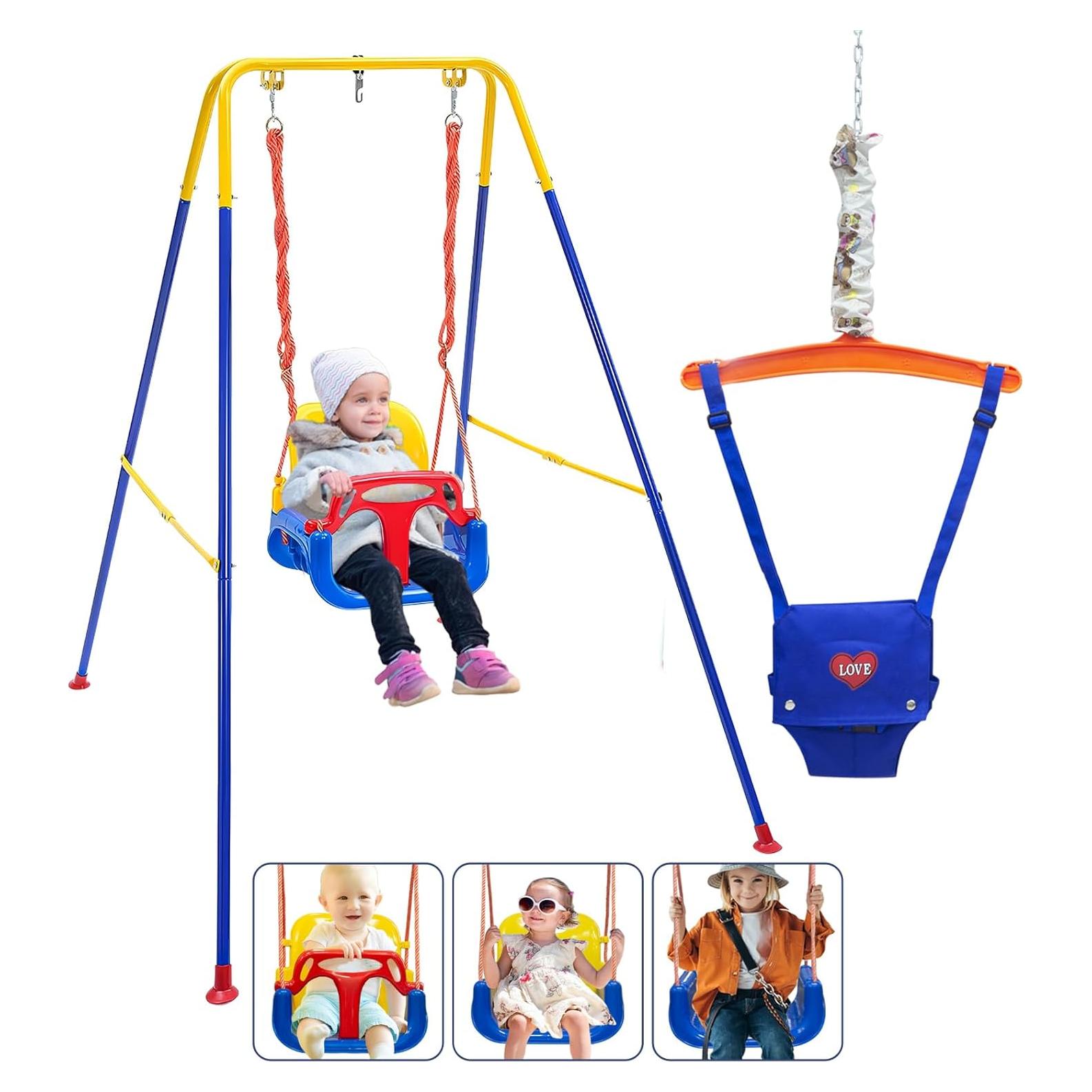 Columpio 3 en 1 Luxdsgn para Bebés y Niños de 6 Meses a 10 Años