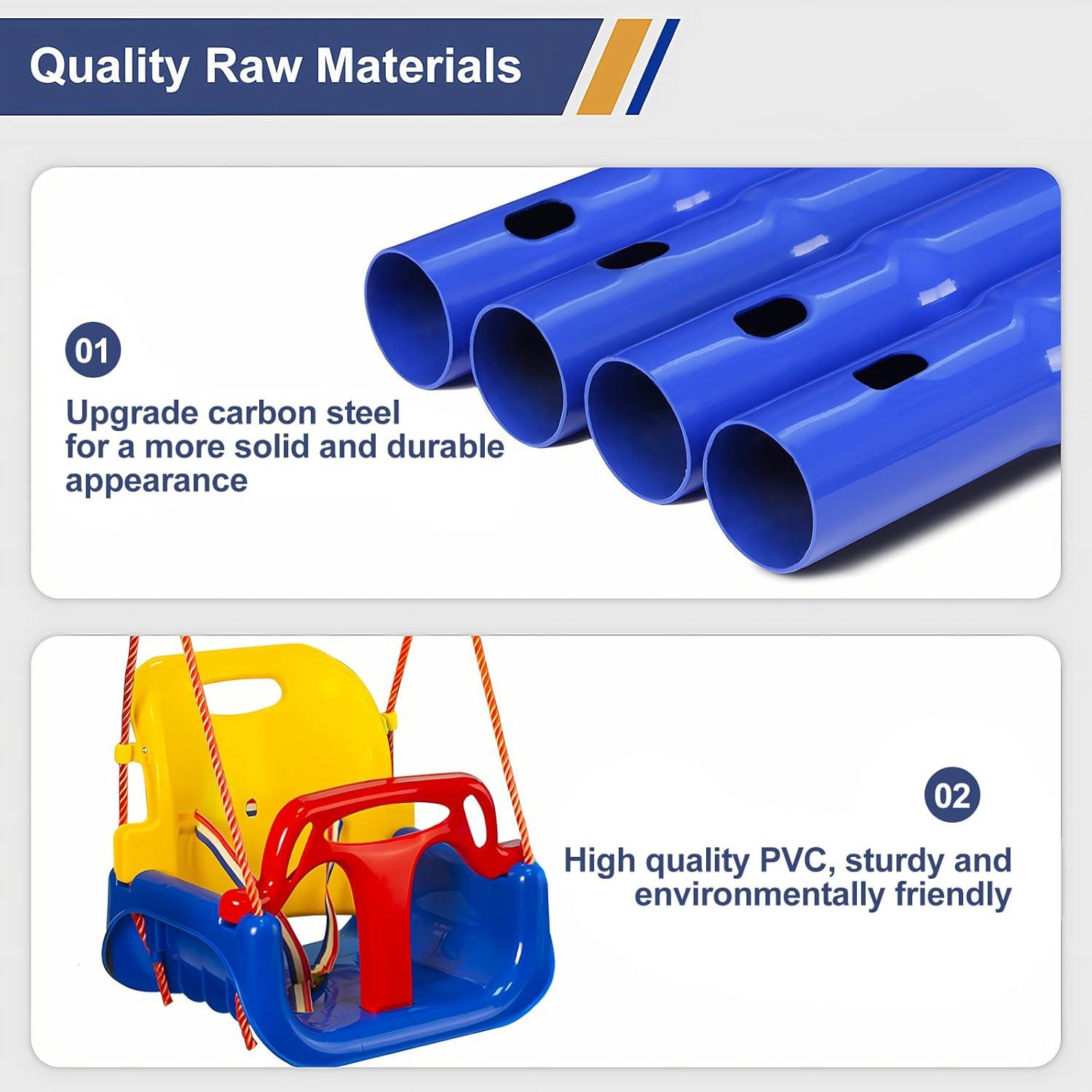 Columpio 3 en 1 Luxdsgn para Bebés y Niños de 6 Meses a 10 Años