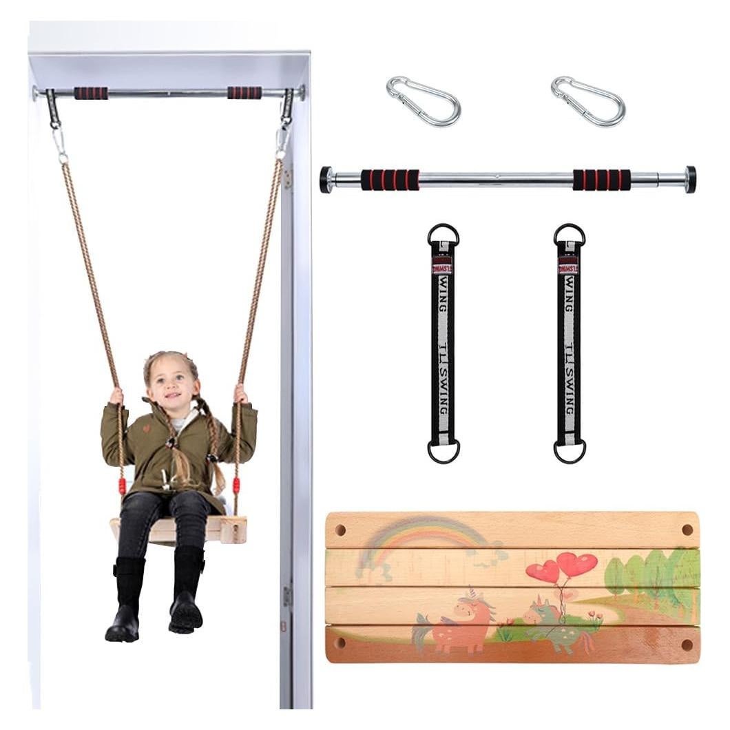 Juego de Columpio de Puerta Weavelife con Barra de Dominadas