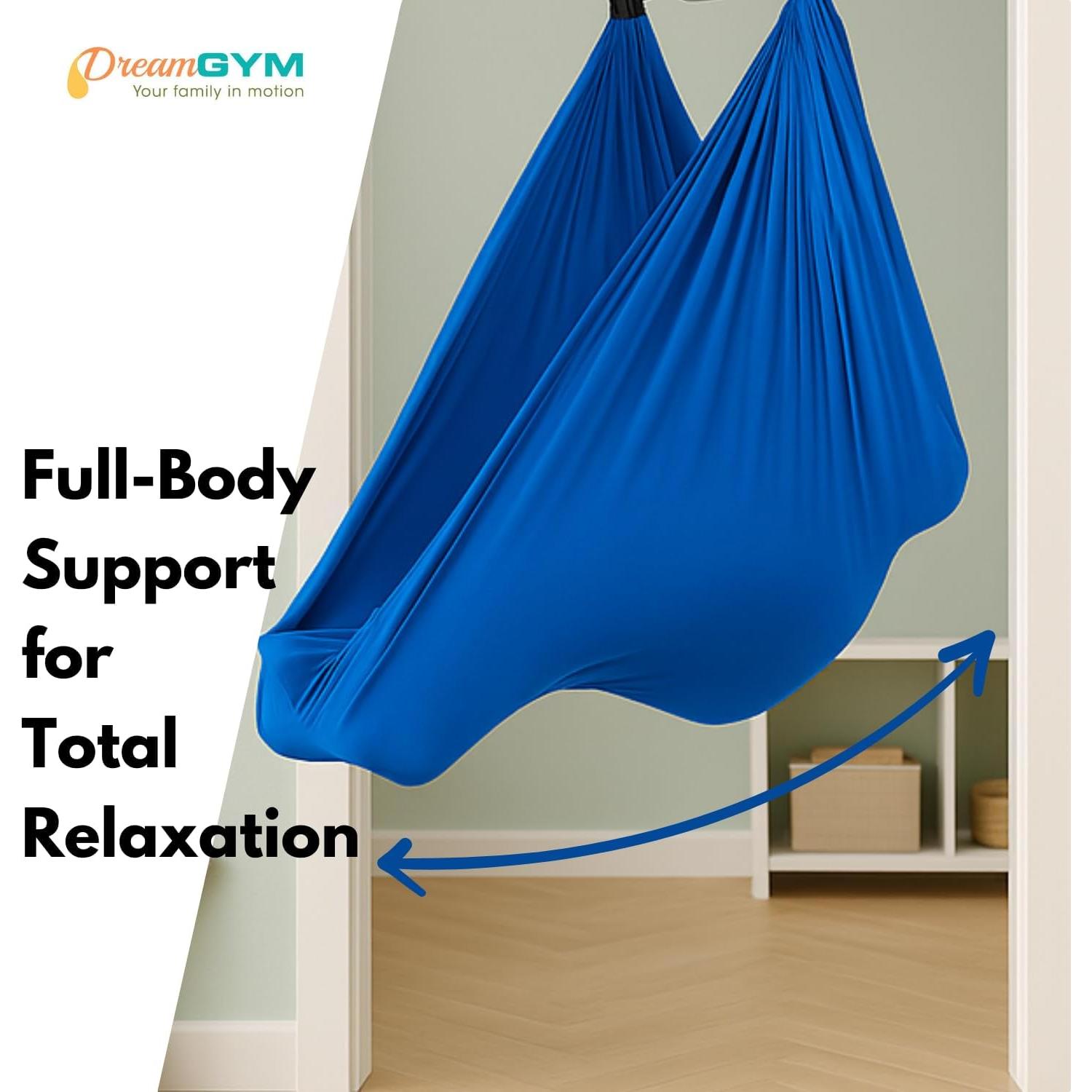 Columpio Sensorial DreamGYM para Puerta Azul - 99.79 kg