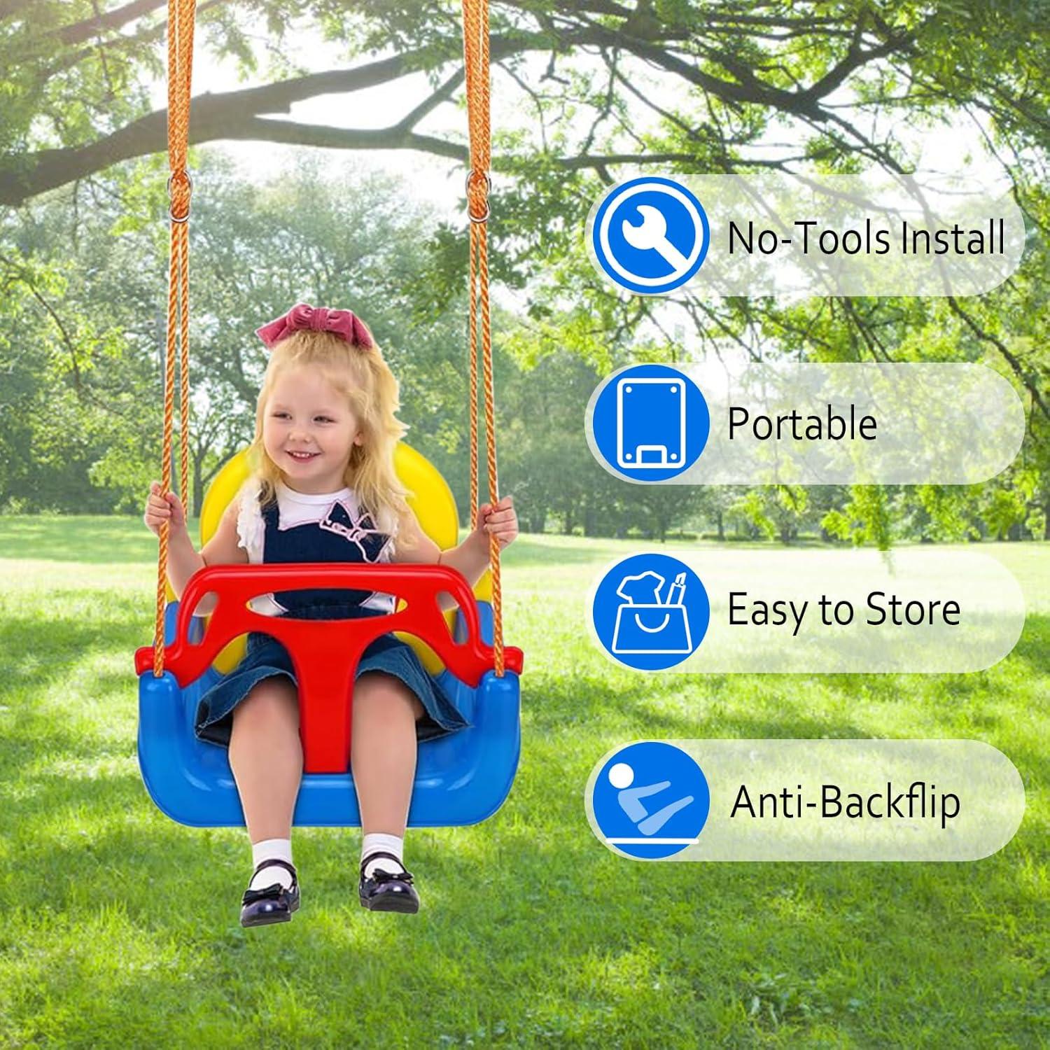 Columpio 3 en 1 IFOYO Marino Ajustable para Niños