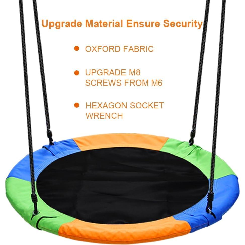 Columpio Redondo Juegoal 40" para Niños - Alta Capacidad 272kg